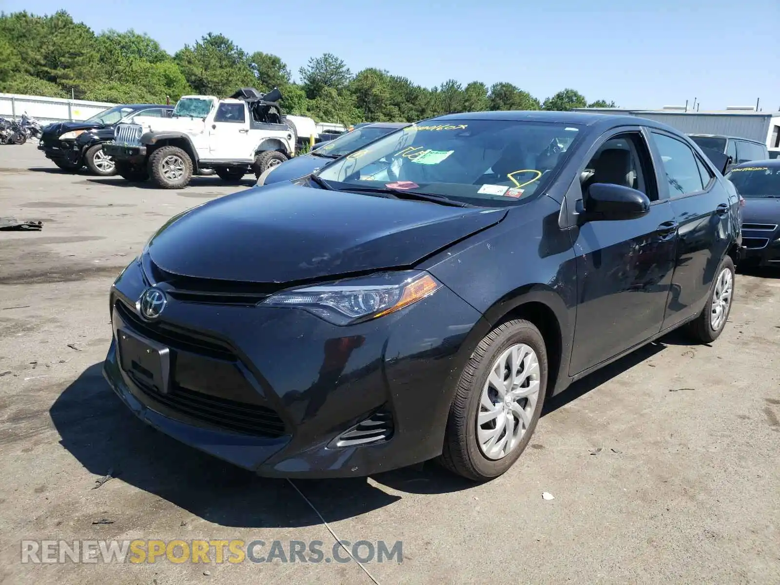 2 Photograph of a damaged car 2T1BURHE2KC199496 TOYOTA COROLLA 2019
