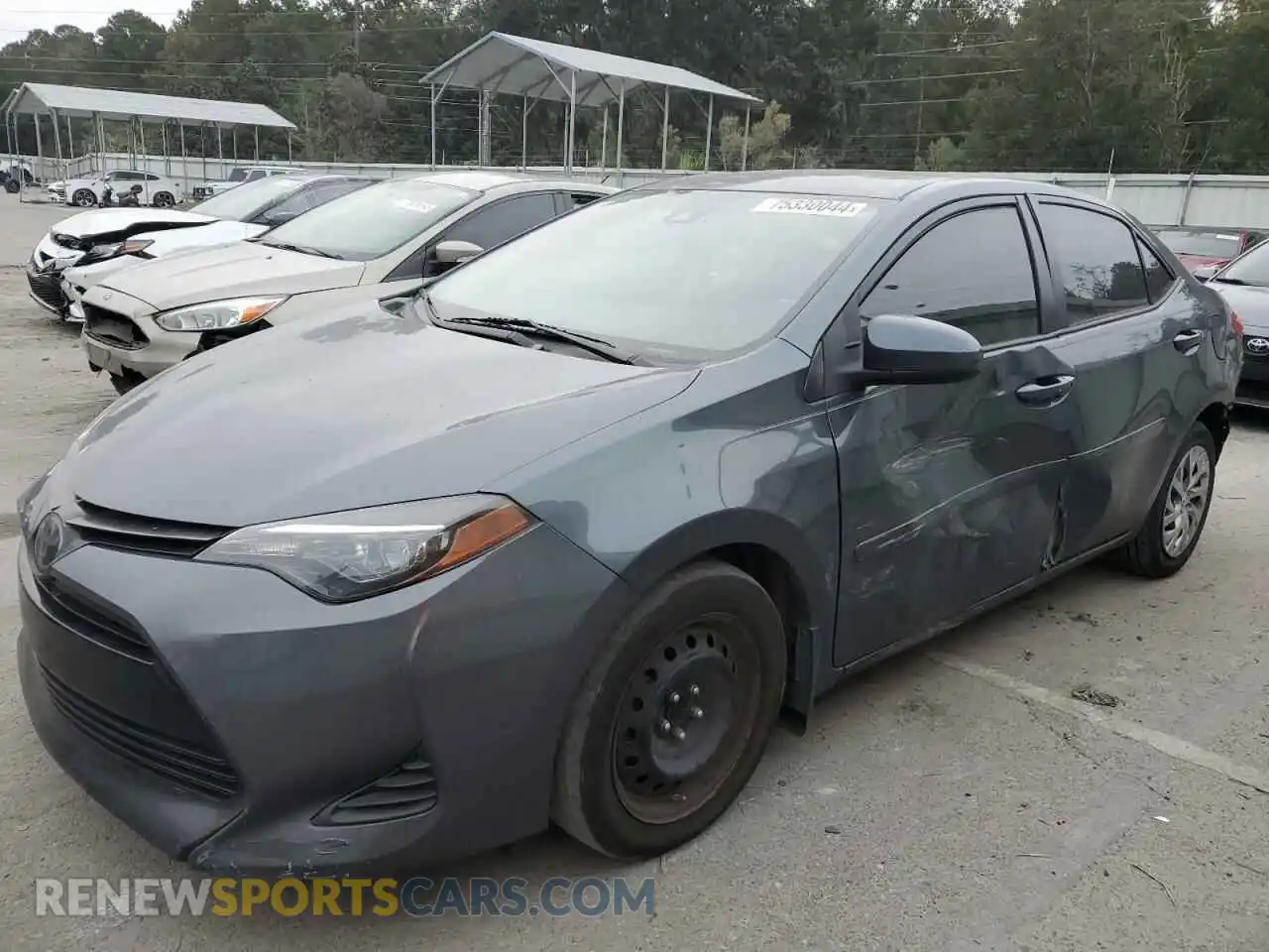 1 Photograph of a damaged car 2T1BURHE2KC202185 TOYOTA COROLLA 2019