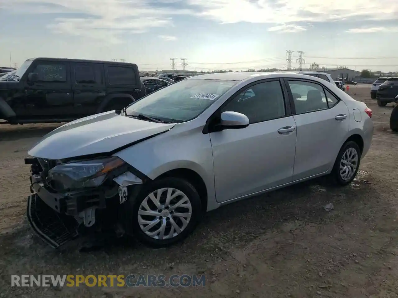 1 Photograph of a damaged car 2T1BURHE2KC205166 TOYOTA COROLLA 2019