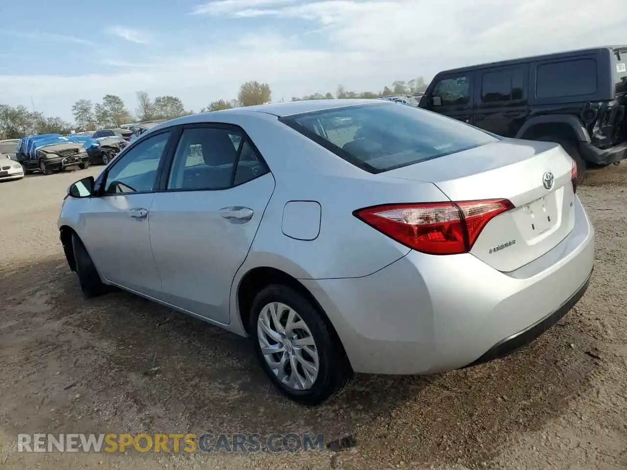 2 Photograph of a damaged car 2T1BURHE2KC205166 TOYOTA COROLLA 2019