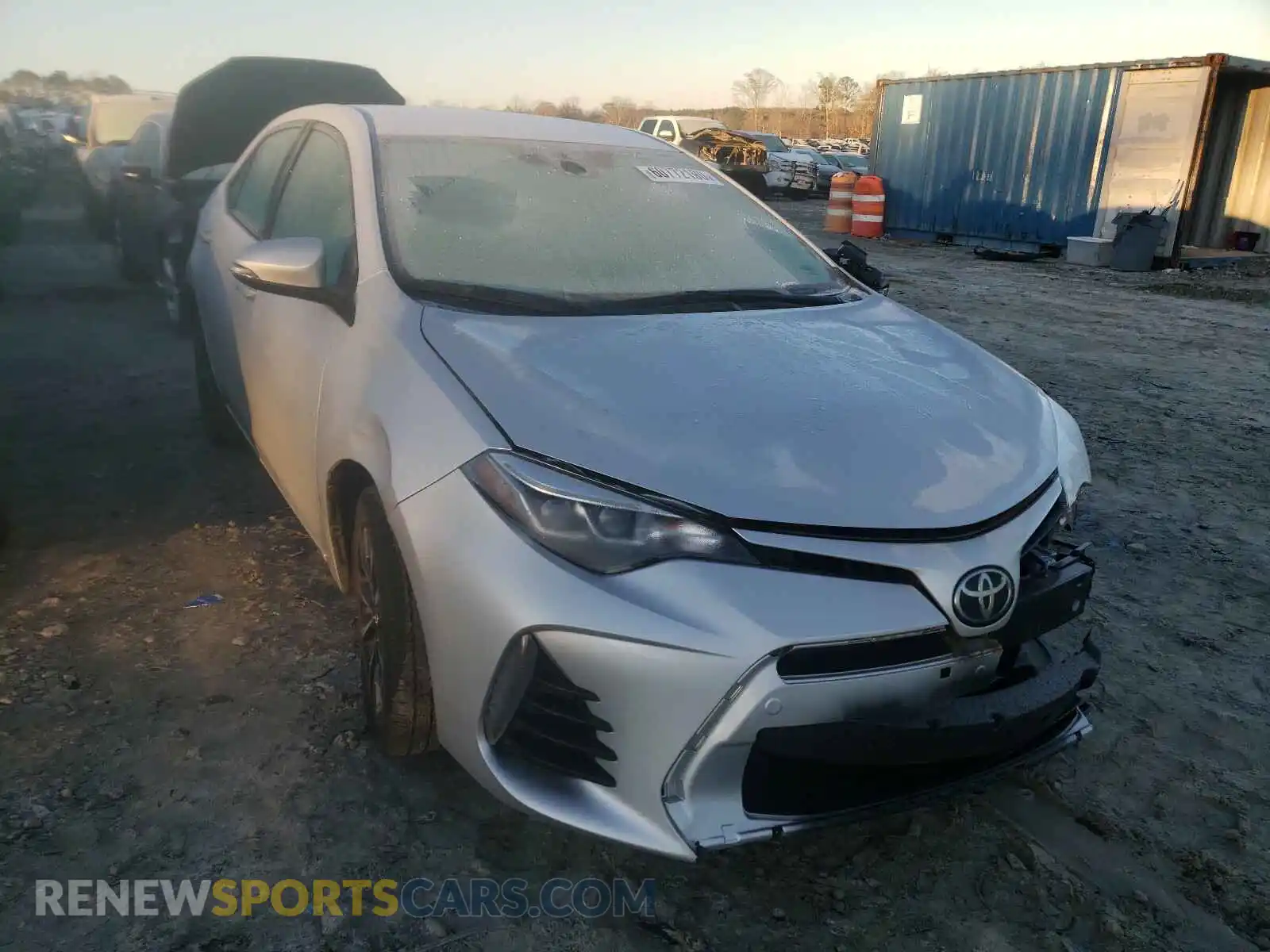 1 Photograph of a damaged car 2T1BURHE2KC205488 TOYOTA COROLLA 2019