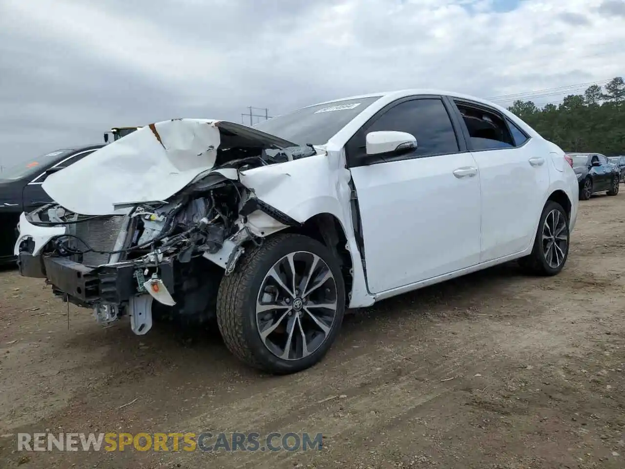 1 Photograph of a damaged car 2T1BURHE2KC207323 TOYOTA COROLLA 2019