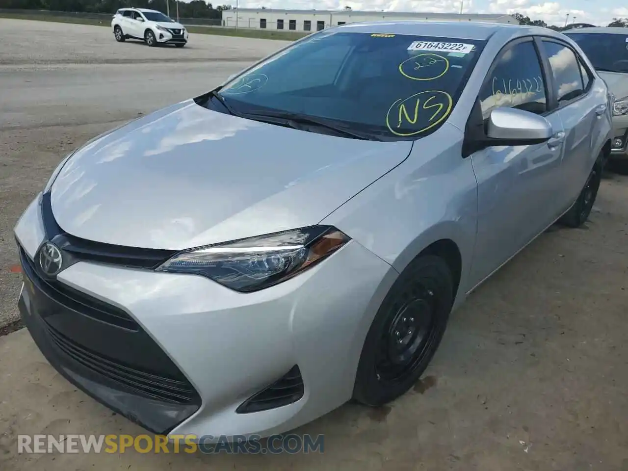 2 Photograph of a damaged car 2T1BURHE2KC208438 TOYOTA COROLLA 2019