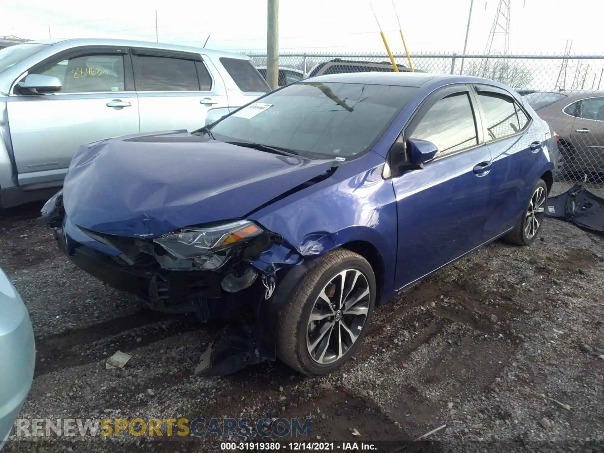 2 Photograph of a damaged car 2T1BURHE2KC209184 TOYOTA COROLLA 2019