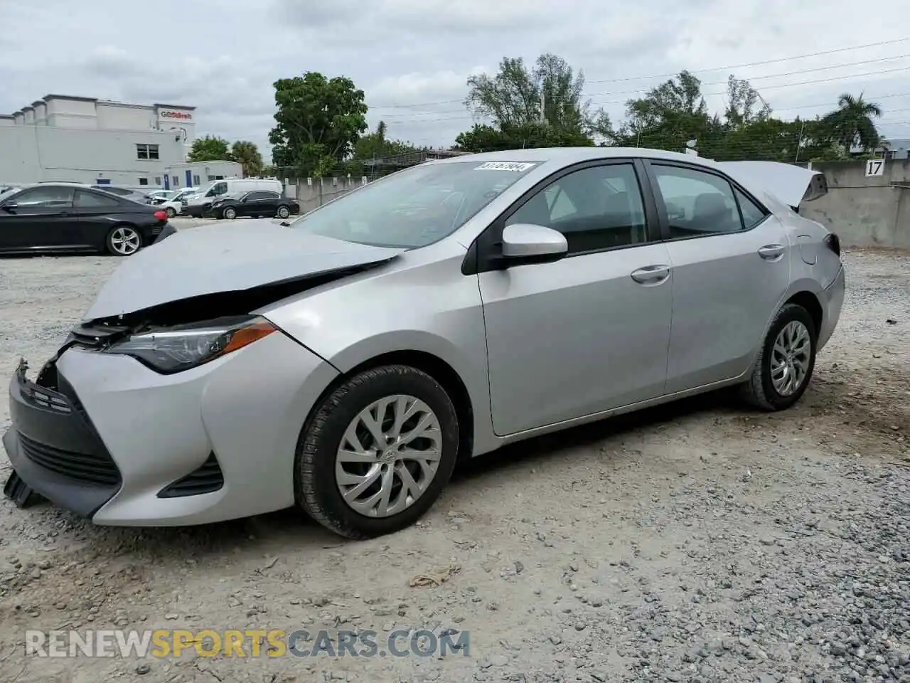 1 Photograph of a damaged car 2T1BURHE2KC209332 TOYOTA COROLLA 2019