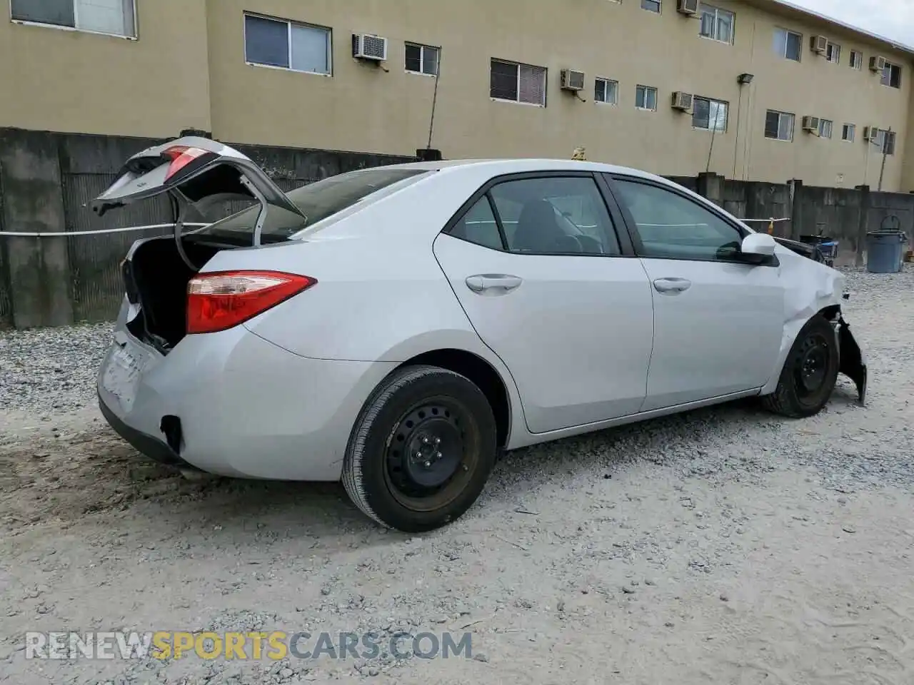3 Photograph of a damaged car 2T1BURHE2KC209332 TOYOTA COROLLA 2019