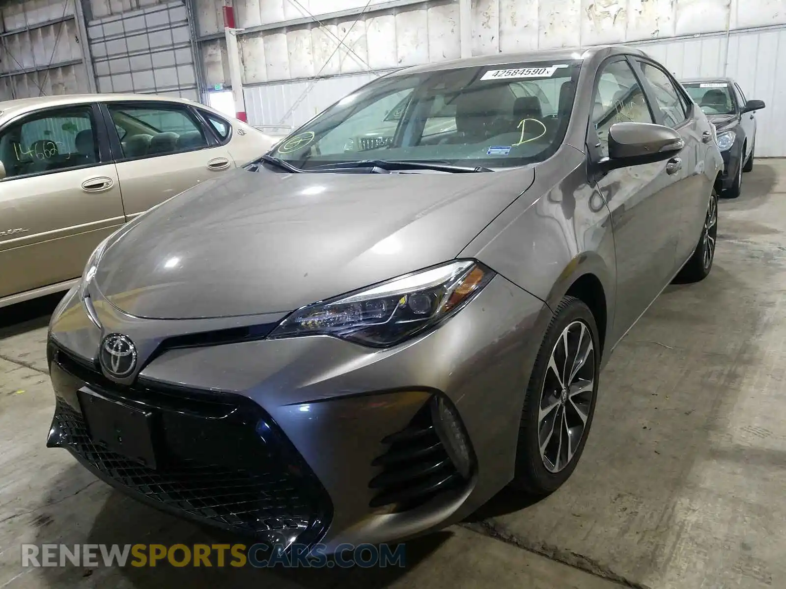 2 Photograph of a damaged car 2T1BURHE2KC210898 TOYOTA COROLLA 2019