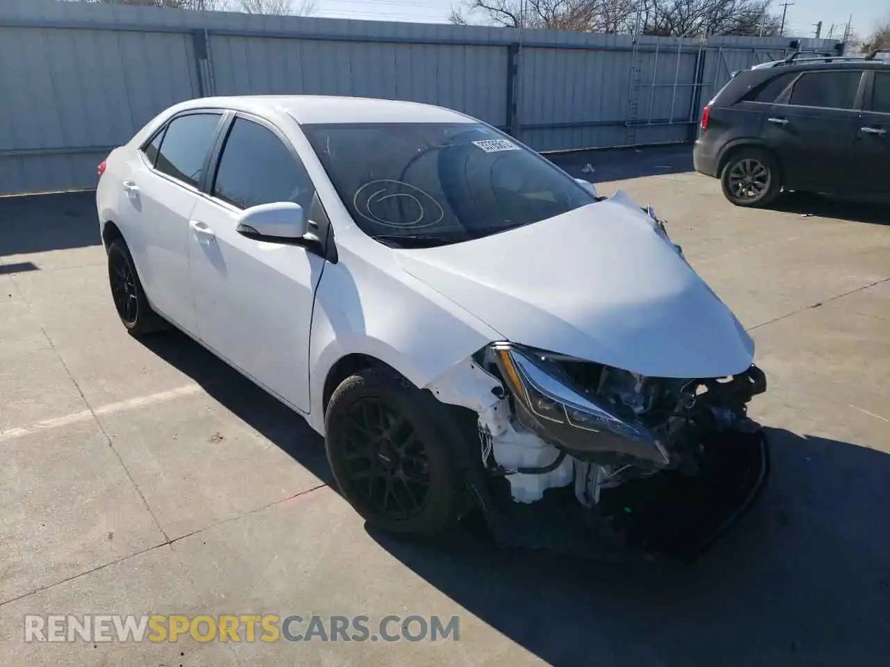 1 Photograph of a damaged car 2T1BURHE2KC216684 TOYOTA COROLLA 2019