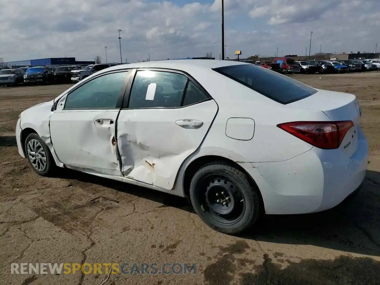 2 Photograph of a damaged car 2T1BURHE2KC216832 TOYOTA COROLLA 2019