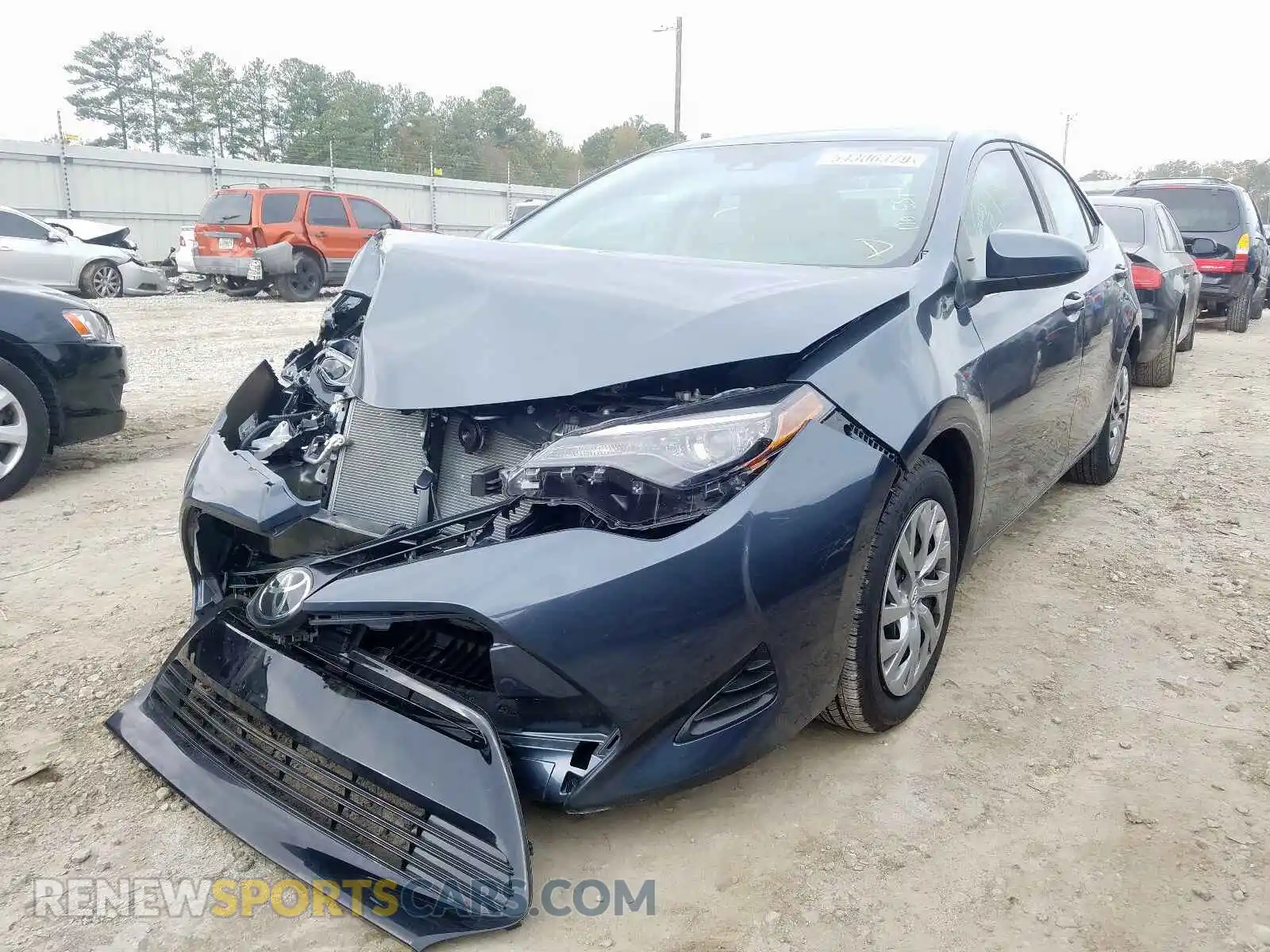 2 Photograph of a damaged car 2T1BURHE2KC217110 TOYOTA COROLLA 2019