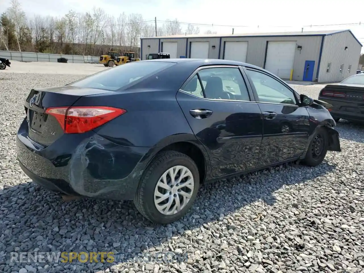 3 Photograph of a damaged car 2T1BURHE2KC219634 TOYOTA COROLLA 2019
