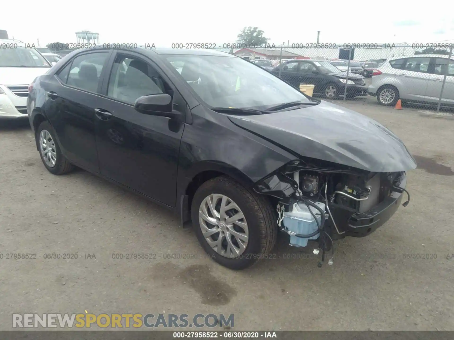 1 Фотография поврежденного автомобиля 2T1BURHE2KC221982 TOYOTA COROLLA 2019