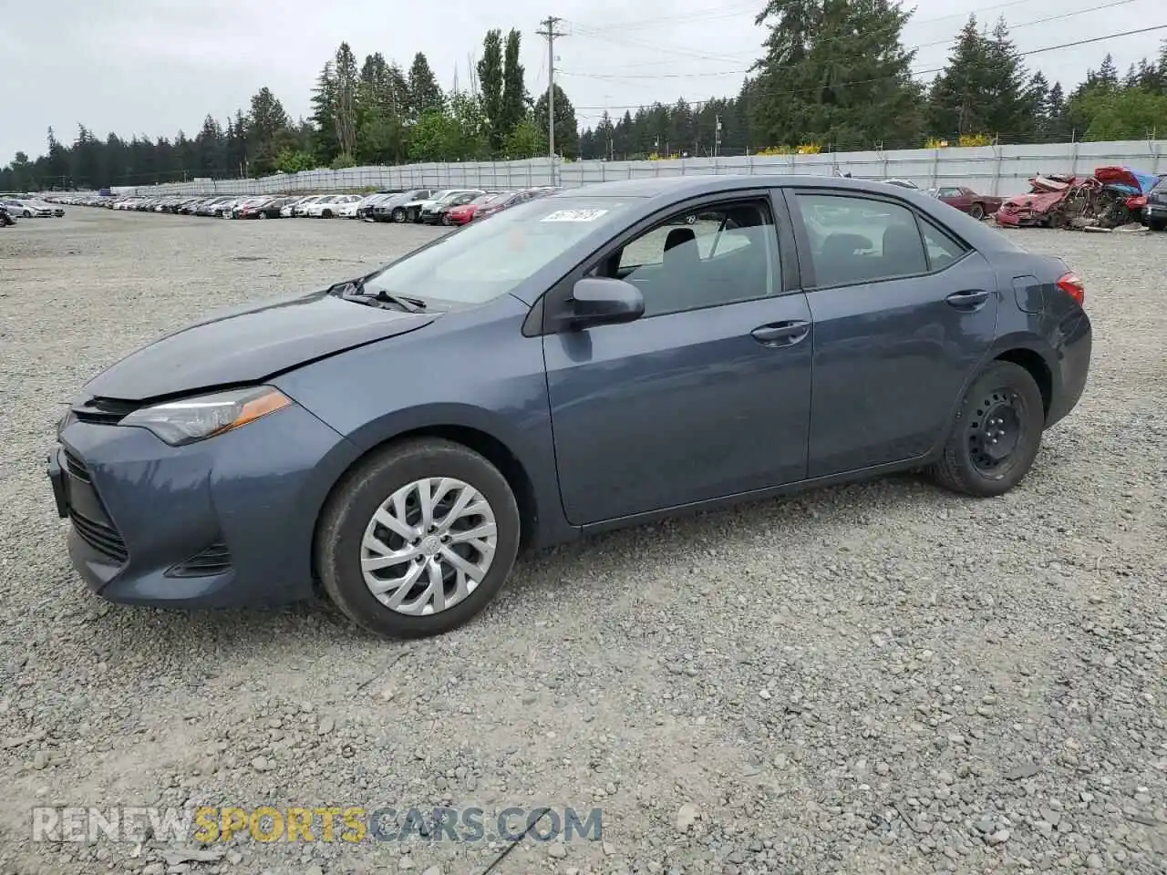 1 Photograph of a damaged car 2T1BURHE2KC224803 TOYOTA COROLLA 2019