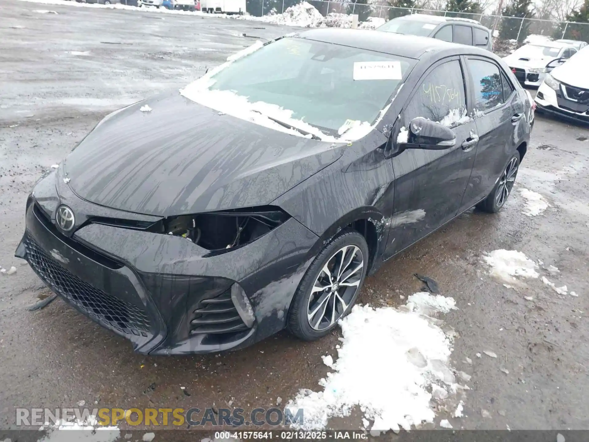 2 Photograph of a damaged car 2T1BURHE2KC225059 TOYOTA COROLLA 2019