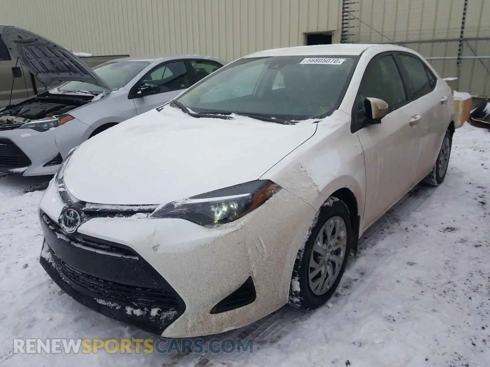 2 Photograph of a damaged car 2T1BURHE2KC227197 TOYOTA COROLLA 2019