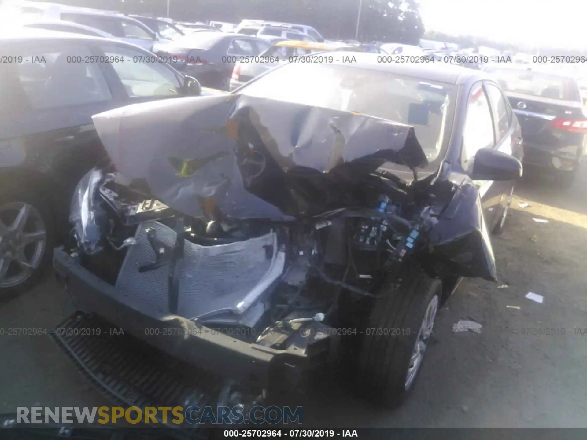 2 Photograph of a damaged car 2T1BURHE2KC229807 TOYOTA COROLLA 2019