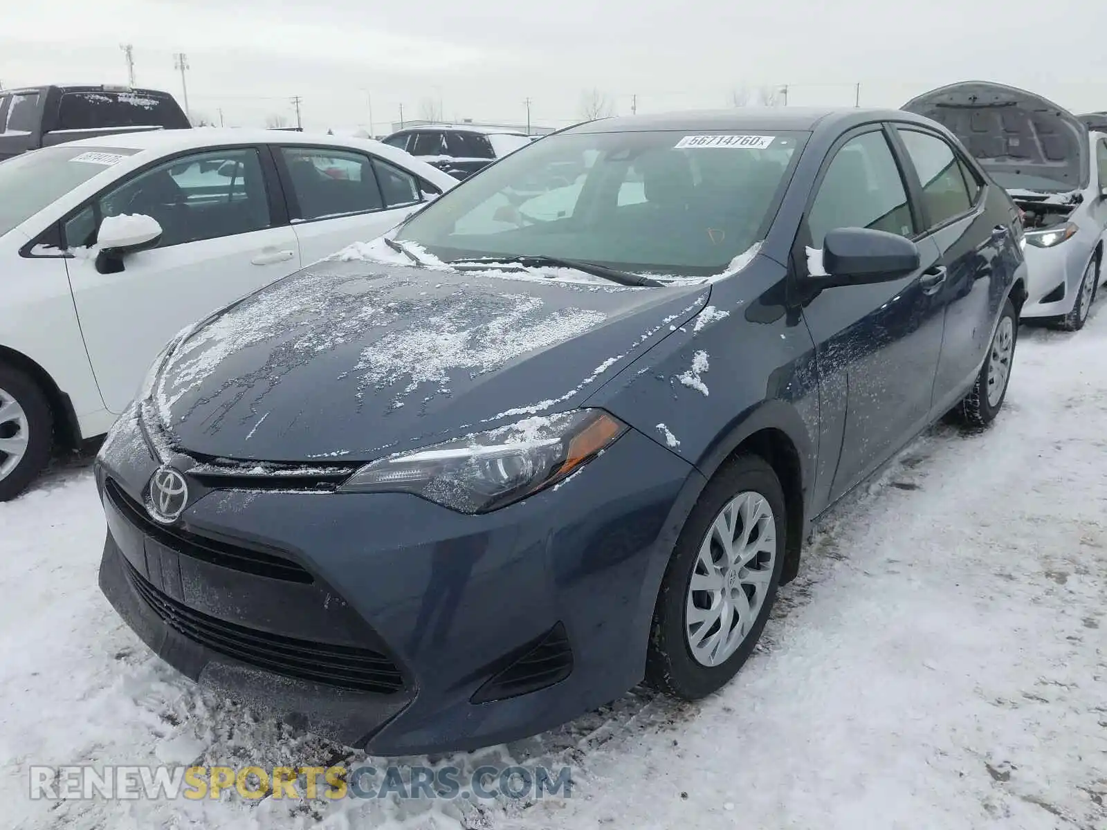 2 Photograph of a damaged car 2T1BURHE2KC232061 TOYOTA COROLLA 2019