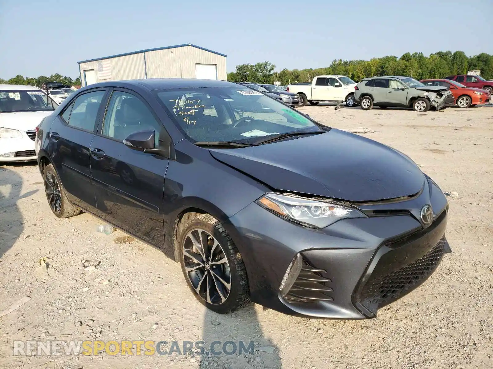 1 Photograph of a damaged car 2T1BURHE2KC232397 TOYOTA COROLLA 2019