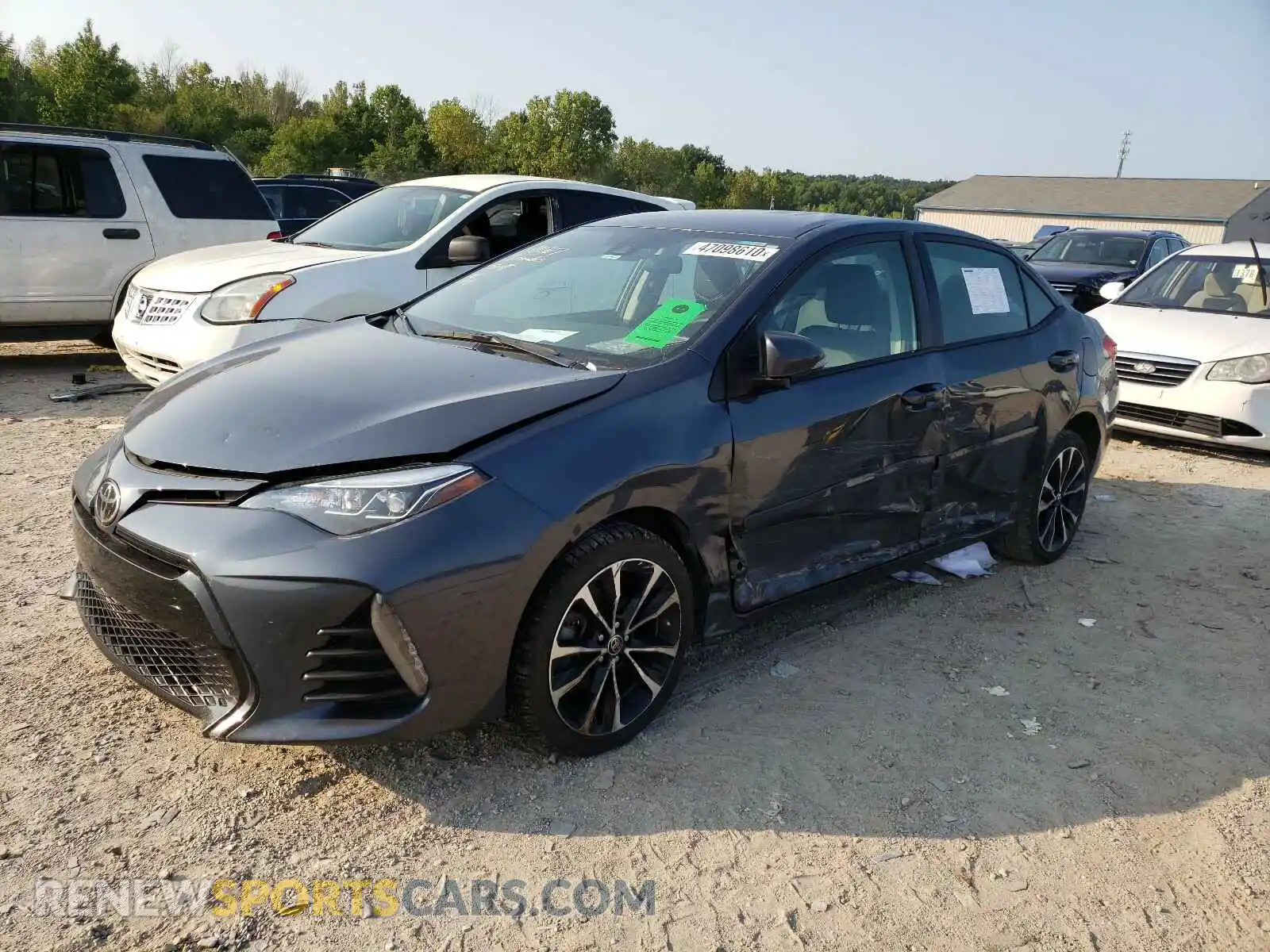 2 Photograph of a damaged car 2T1BURHE2KC232397 TOYOTA COROLLA 2019