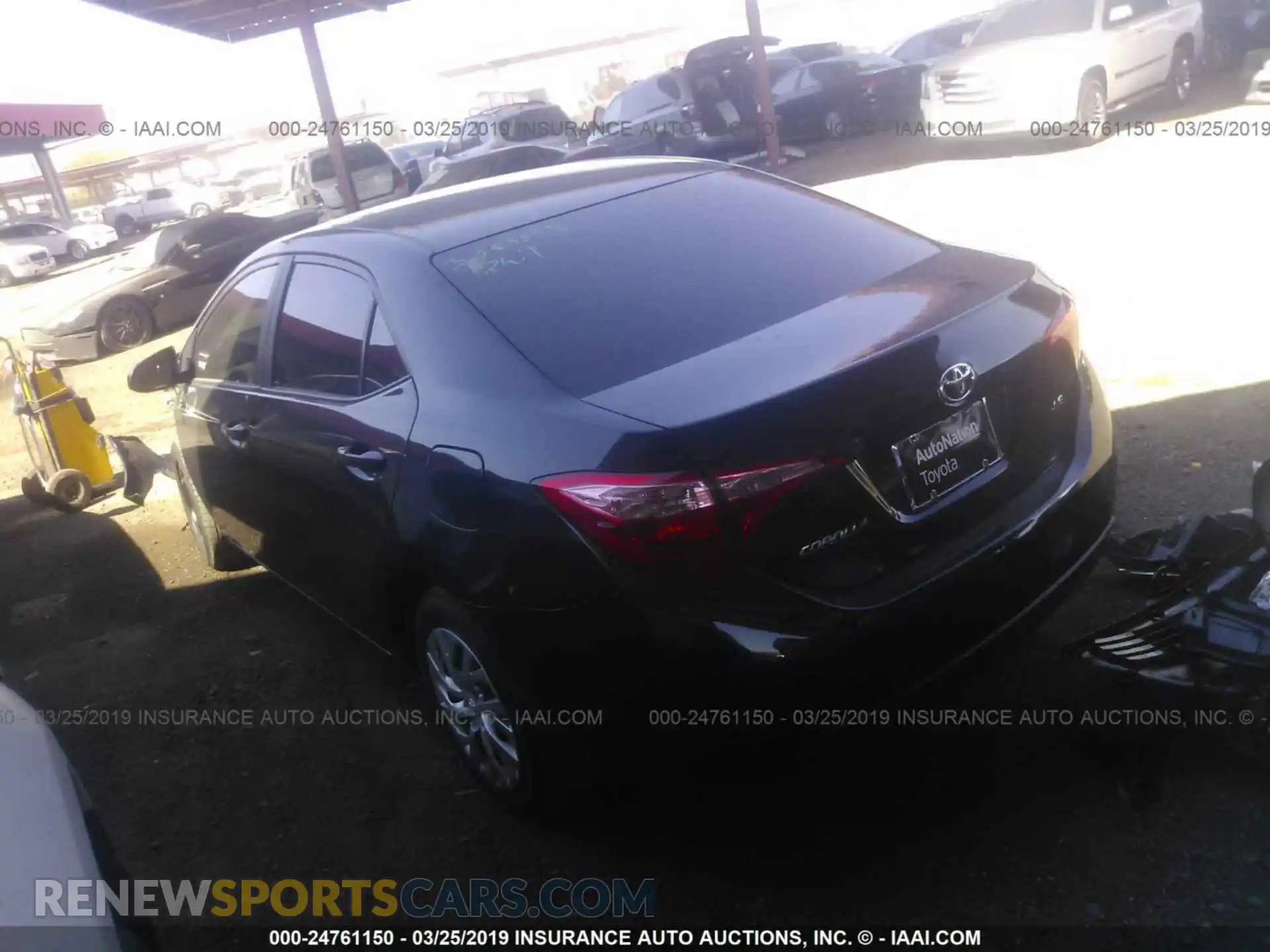 3 Photograph of a damaged car 2T1BURHE2KC233680 TOYOTA COROLLA 2019