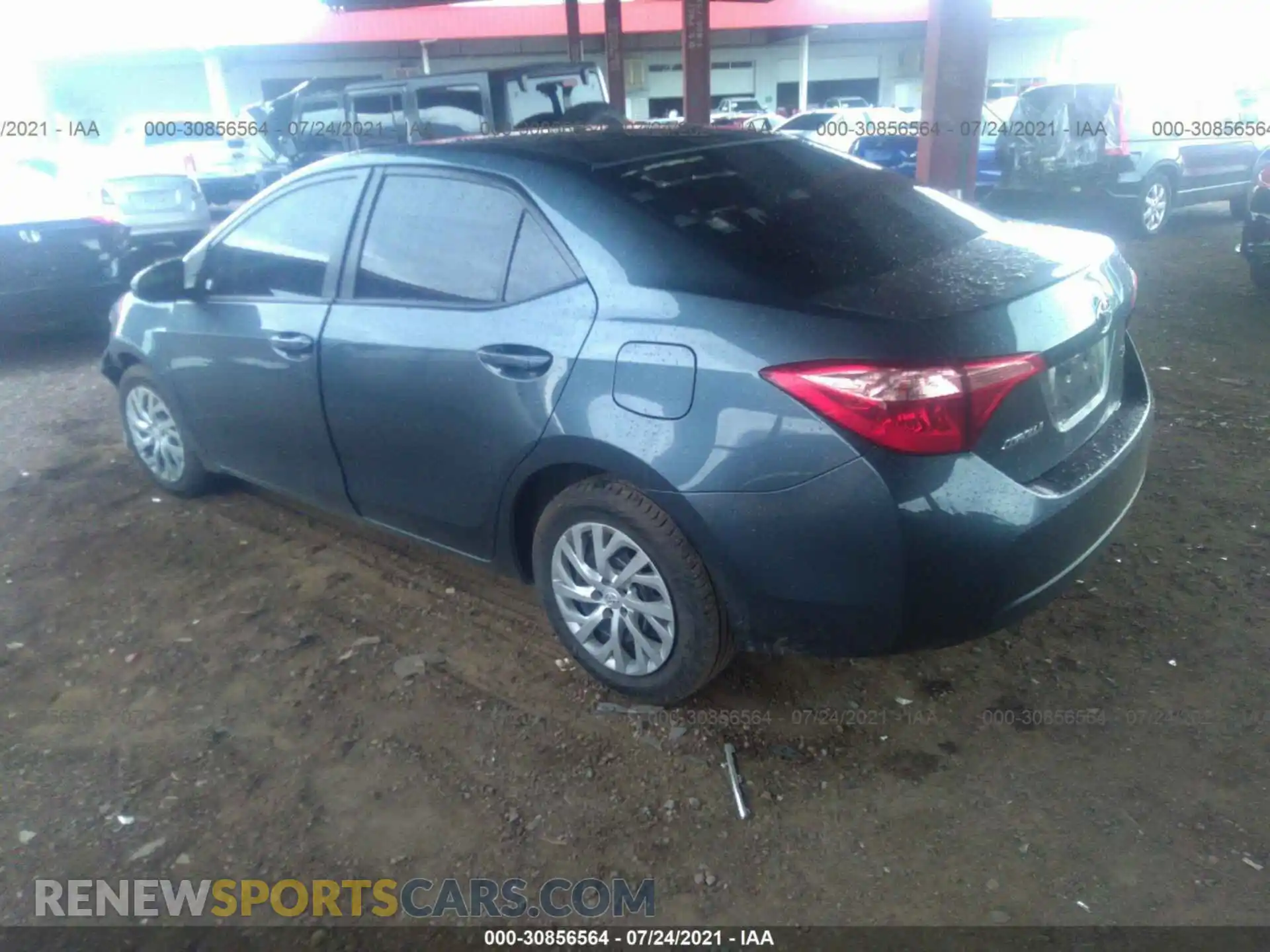 3 Photograph of a damaged car 2T1BURHE2KC234084 TOYOTA COROLLA 2019