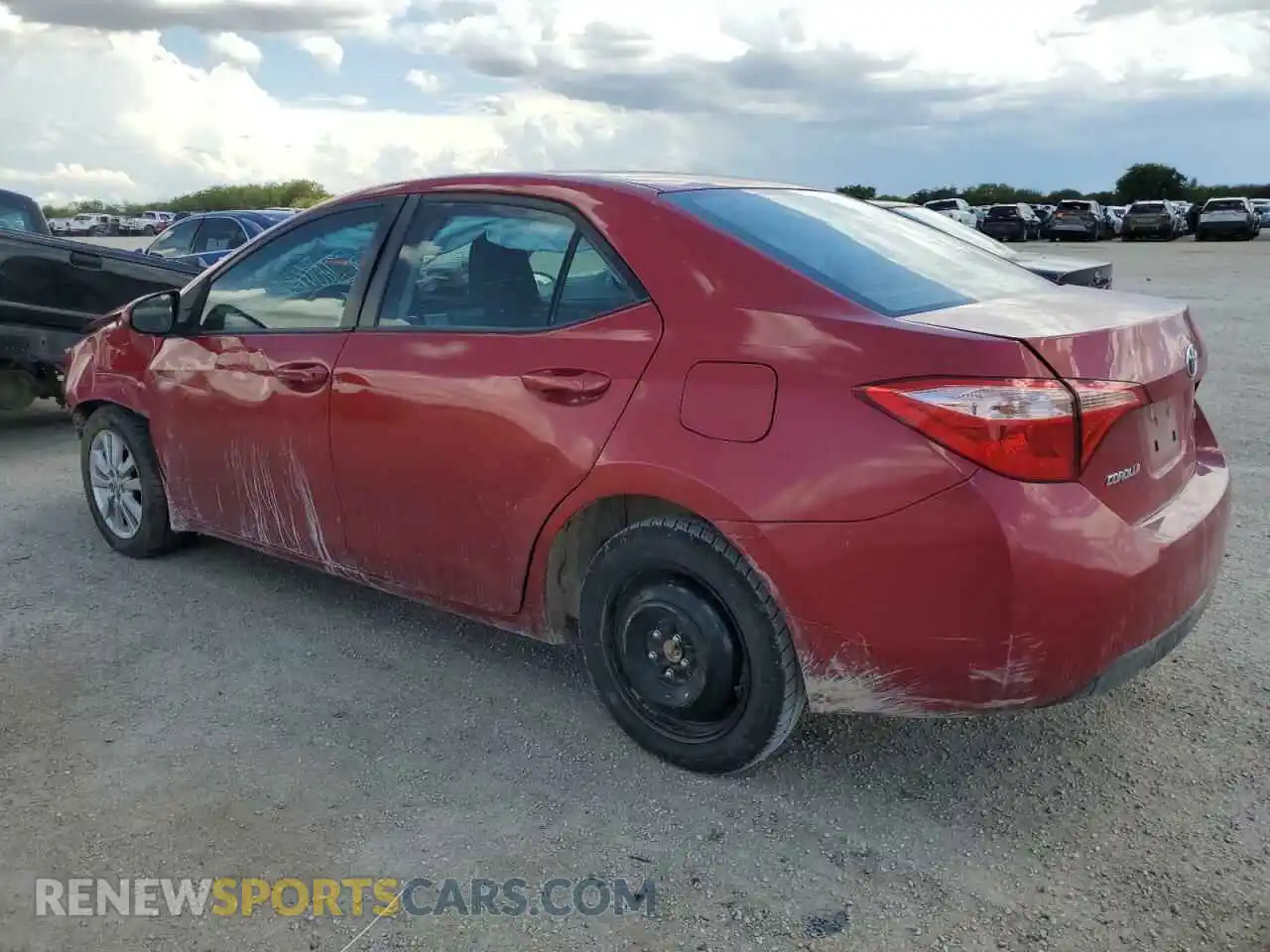 2 Photograph of a damaged car 2T1BURHE2KC236210 TOYOTA COROLLA 2019