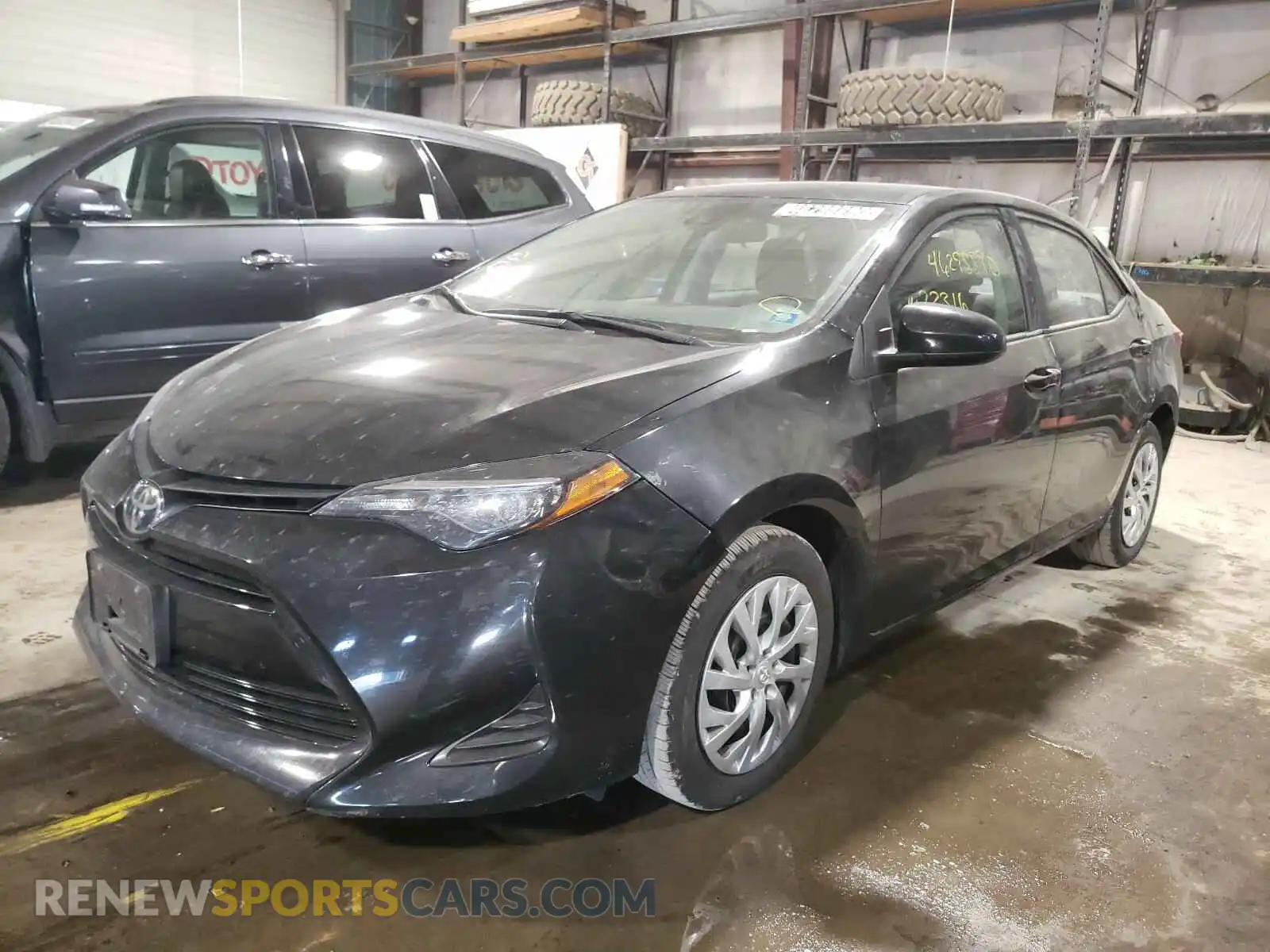 2 Photograph of a damaged car 2T1BURHE2KC238135 TOYOTA COROLLA 2019