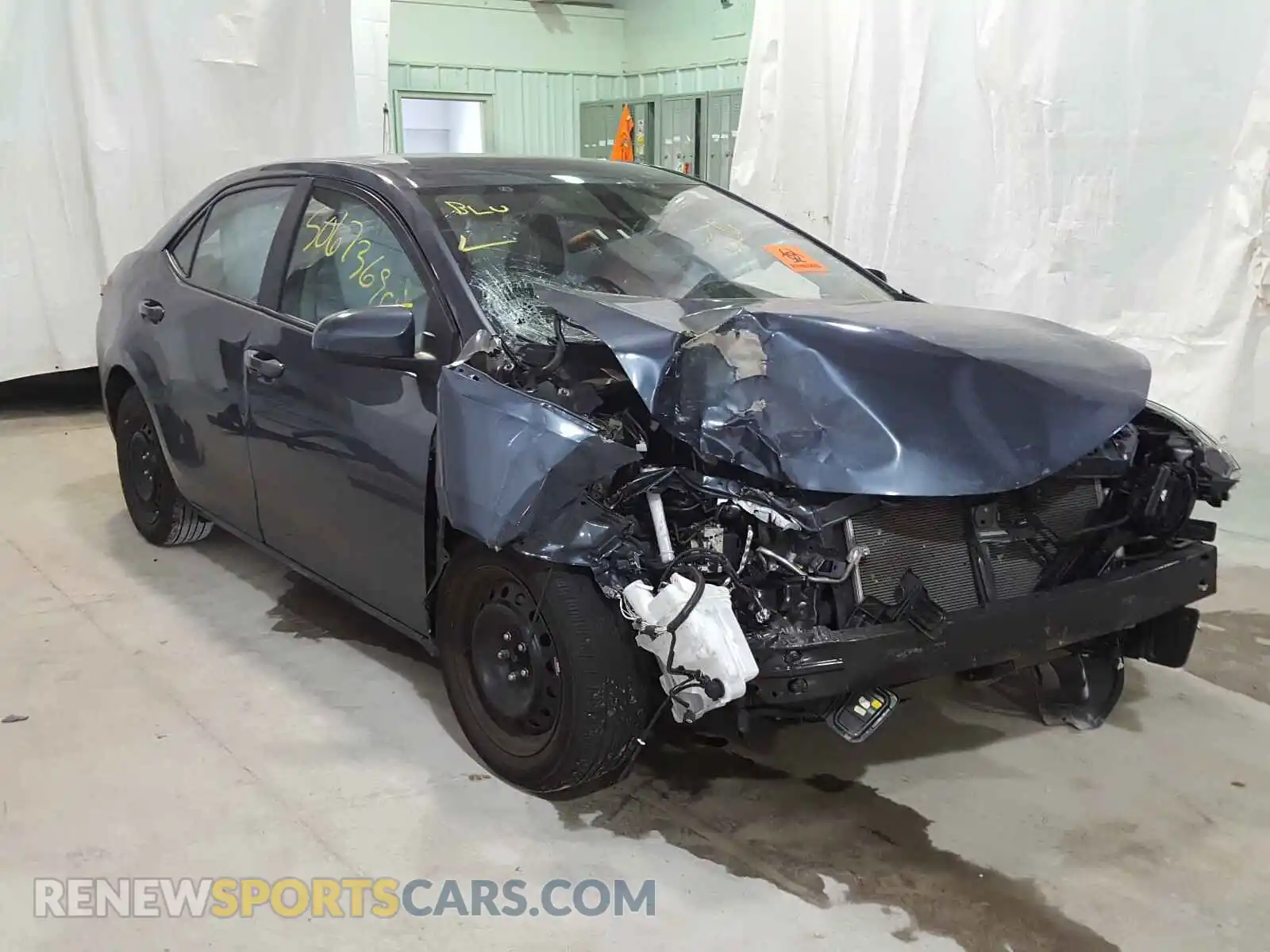 1 Photograph of a damaged car 2T1BURHE2KC238197 TOYOTA COROLLA 2019