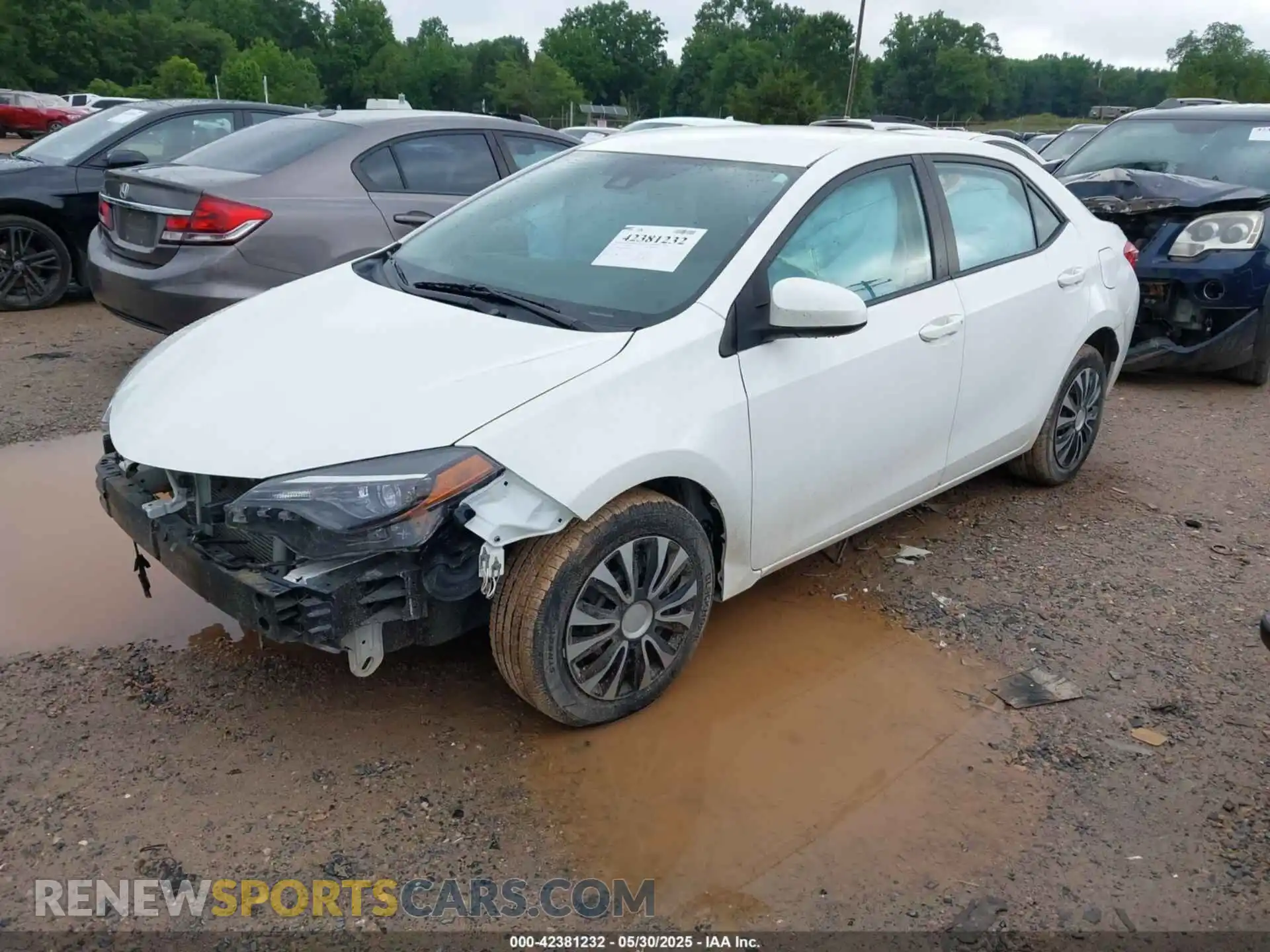 2 Photograph of a damaged car 2T1BURHE2KC240967 TOYOTA COROLLA 2019