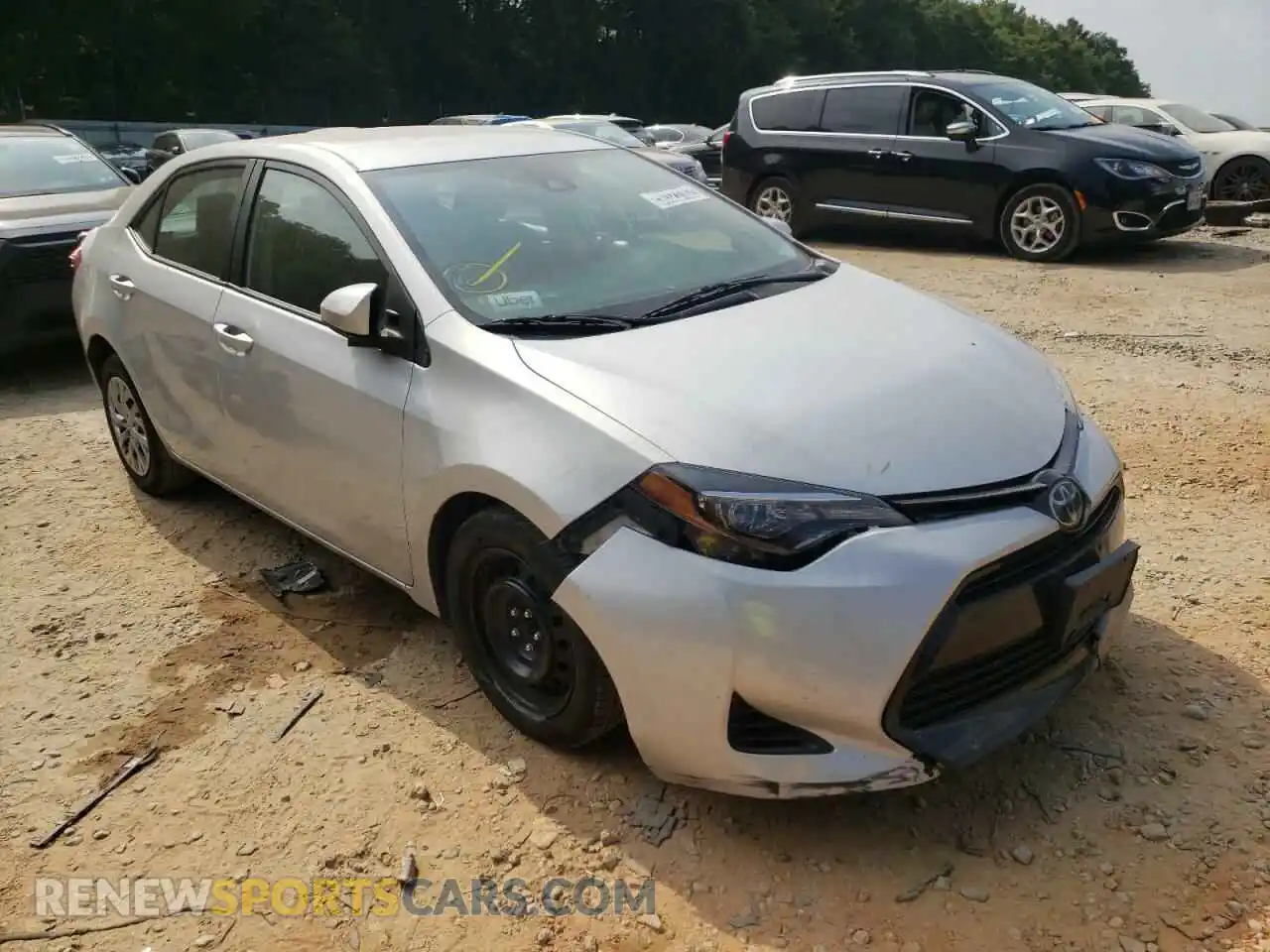 1 Photograph of a damaged car 2T1BURHE2KC241973 TOYOTA COROLLA 2019