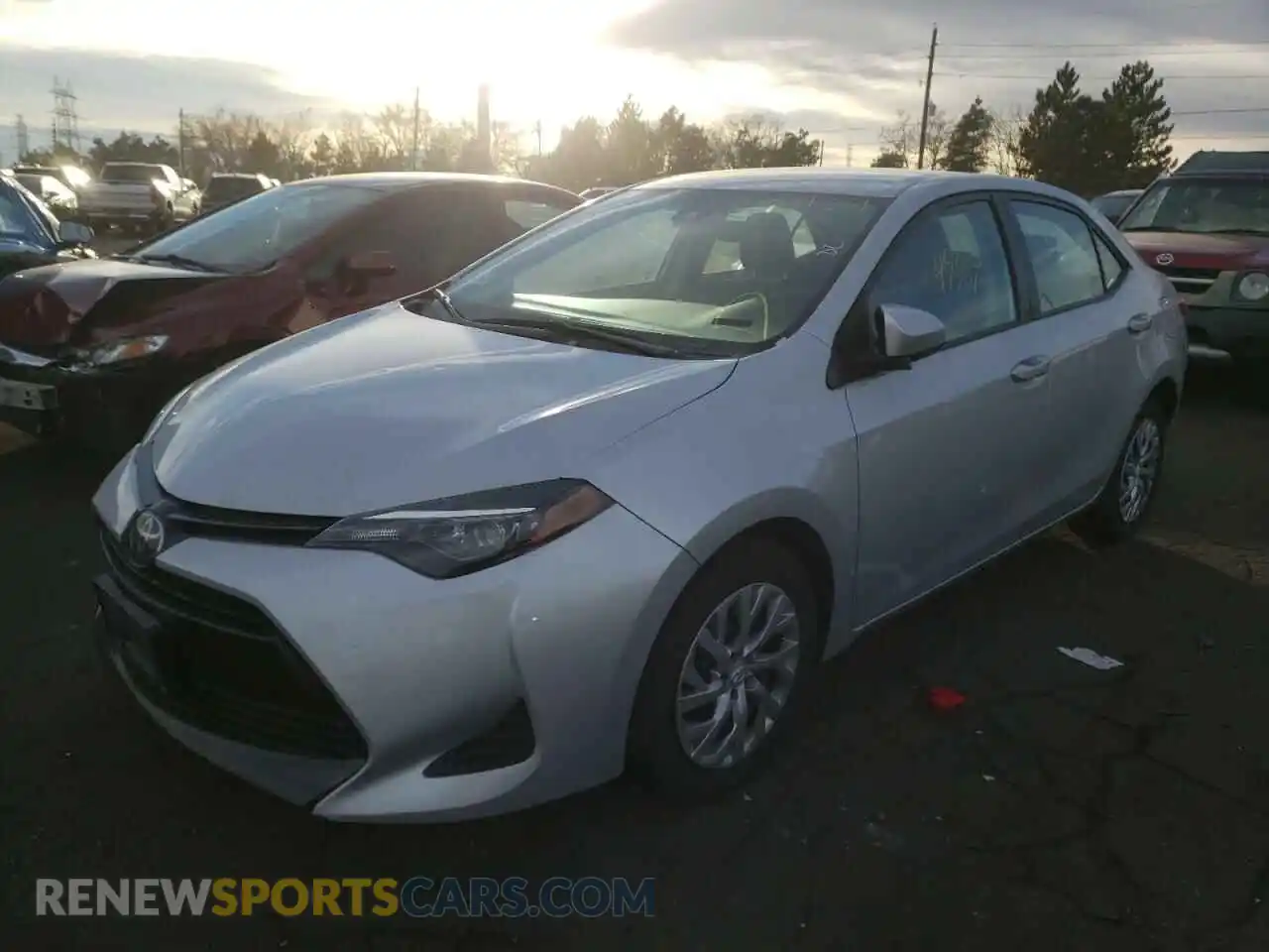 2 Photograph of a damaged car 2T1BURHE2KC242721 TOYOTA COROLLA 2019