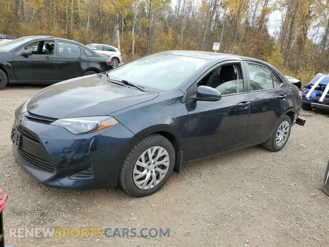 1 Фотография поврежденного автомобиля 2T1BURHE2KC245540 TOYOTA COROLLA 2019