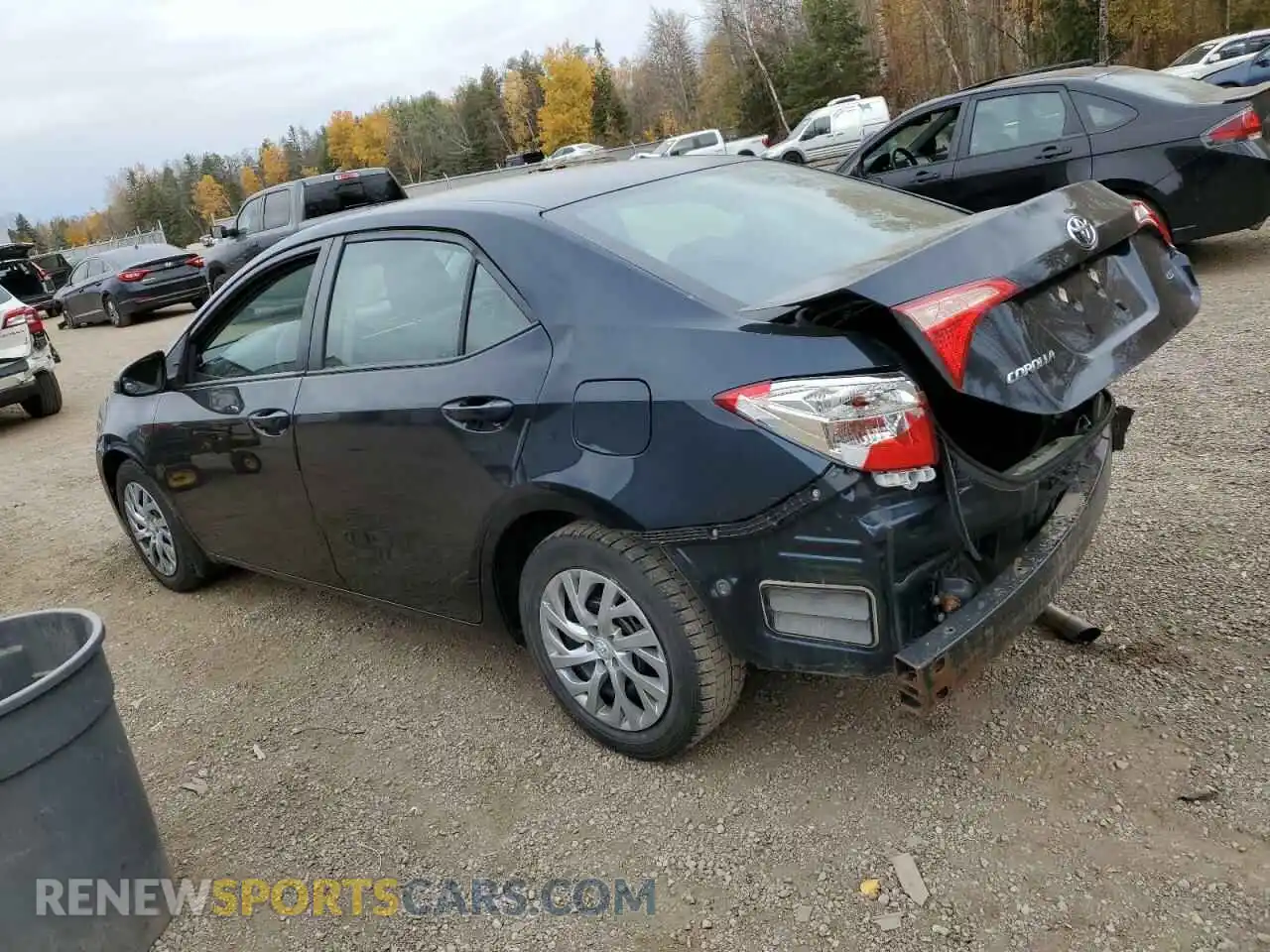 2 Фотография поврежденного автомобиля 2T1BURHE2KC245540 TOYOTA COROLLA 2019