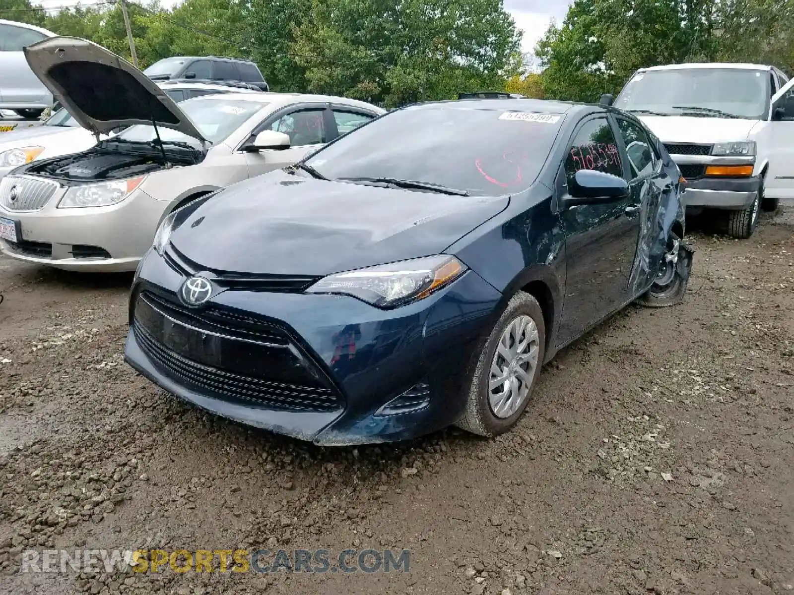 2 Photograph of a damaged car 2T1BURHE2KC246512 TOYOTA COROLLA 2019