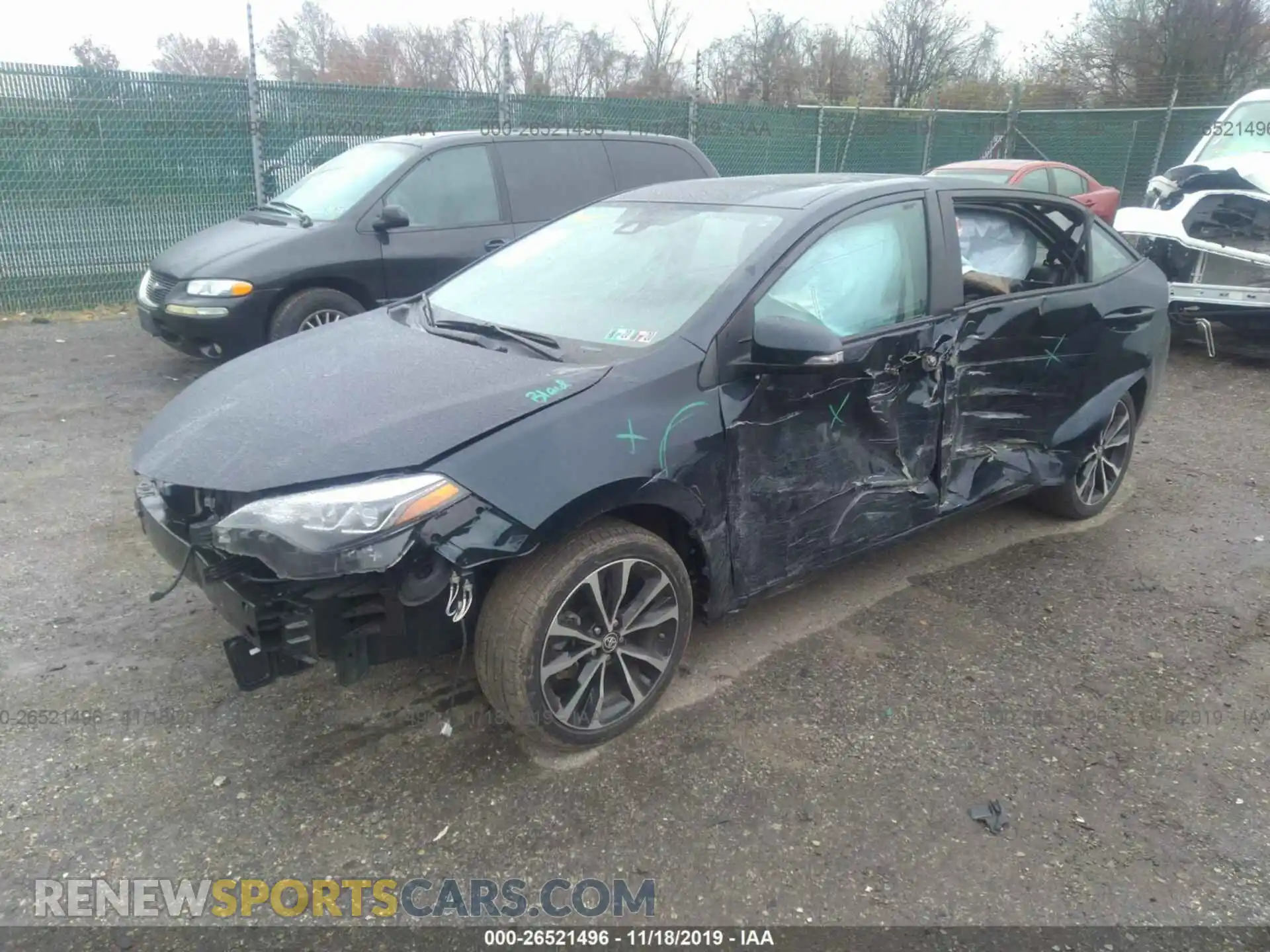 2 Photograph of a damaged car 2T1BURHE3KC127500 TOYOTA COROLLA 2019