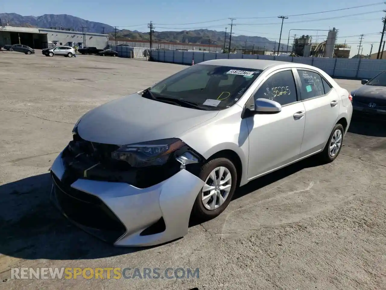 2 Photograph of a damaged car 2T1BURHE3KC130512 TOYOTA COROLLA 2019