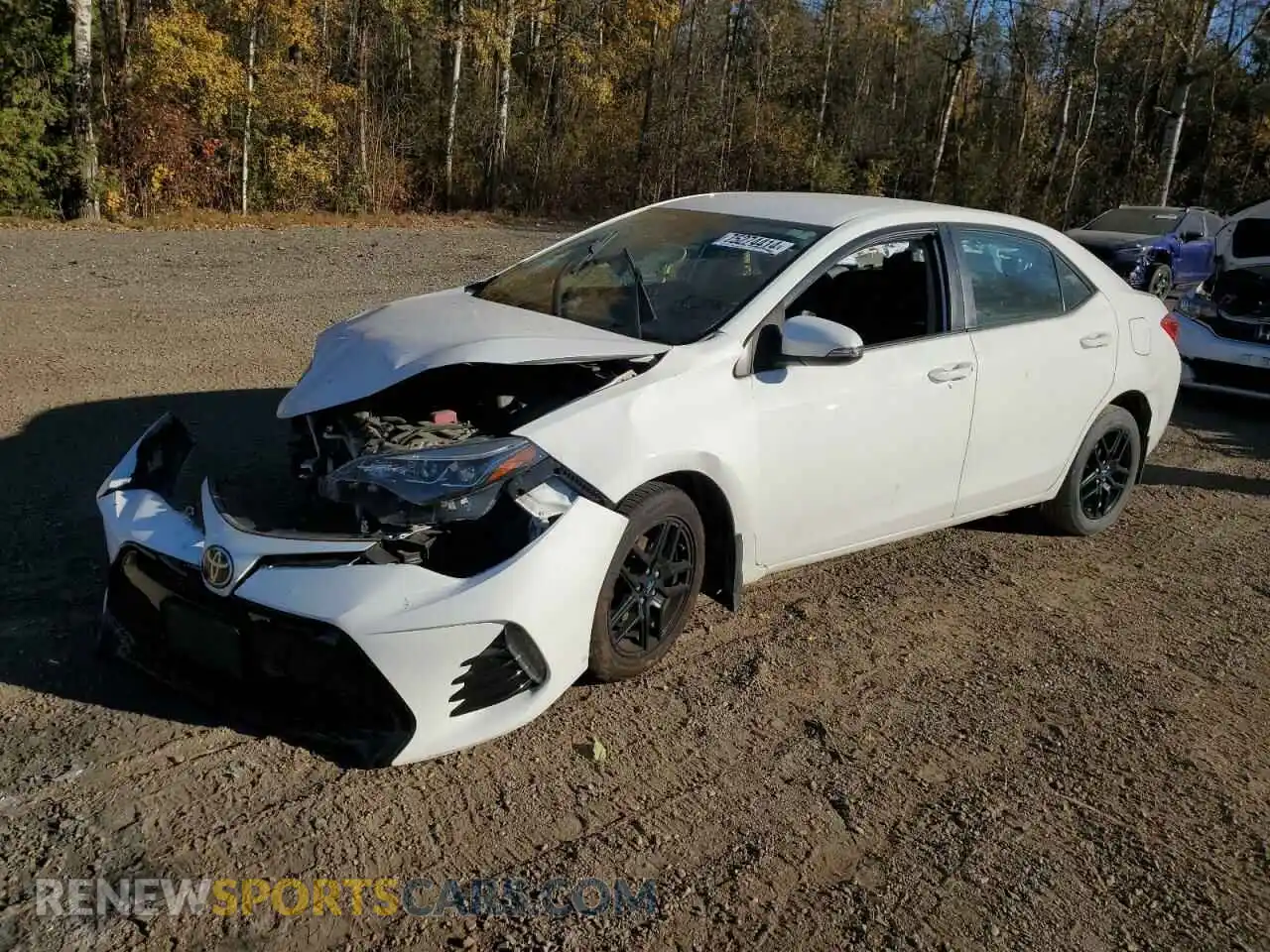 1 Photograph of a damaged car 2T1BURHE3KC130686 TOYOTA COROLLA 2019