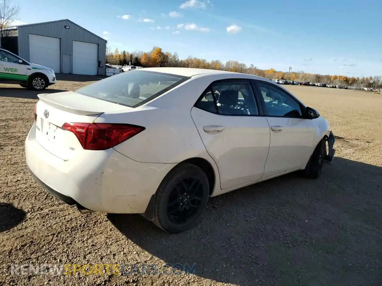 3 Photograph of a damaged car 2T1BURHE3KC130686 TOYOTA COROLLA 2019