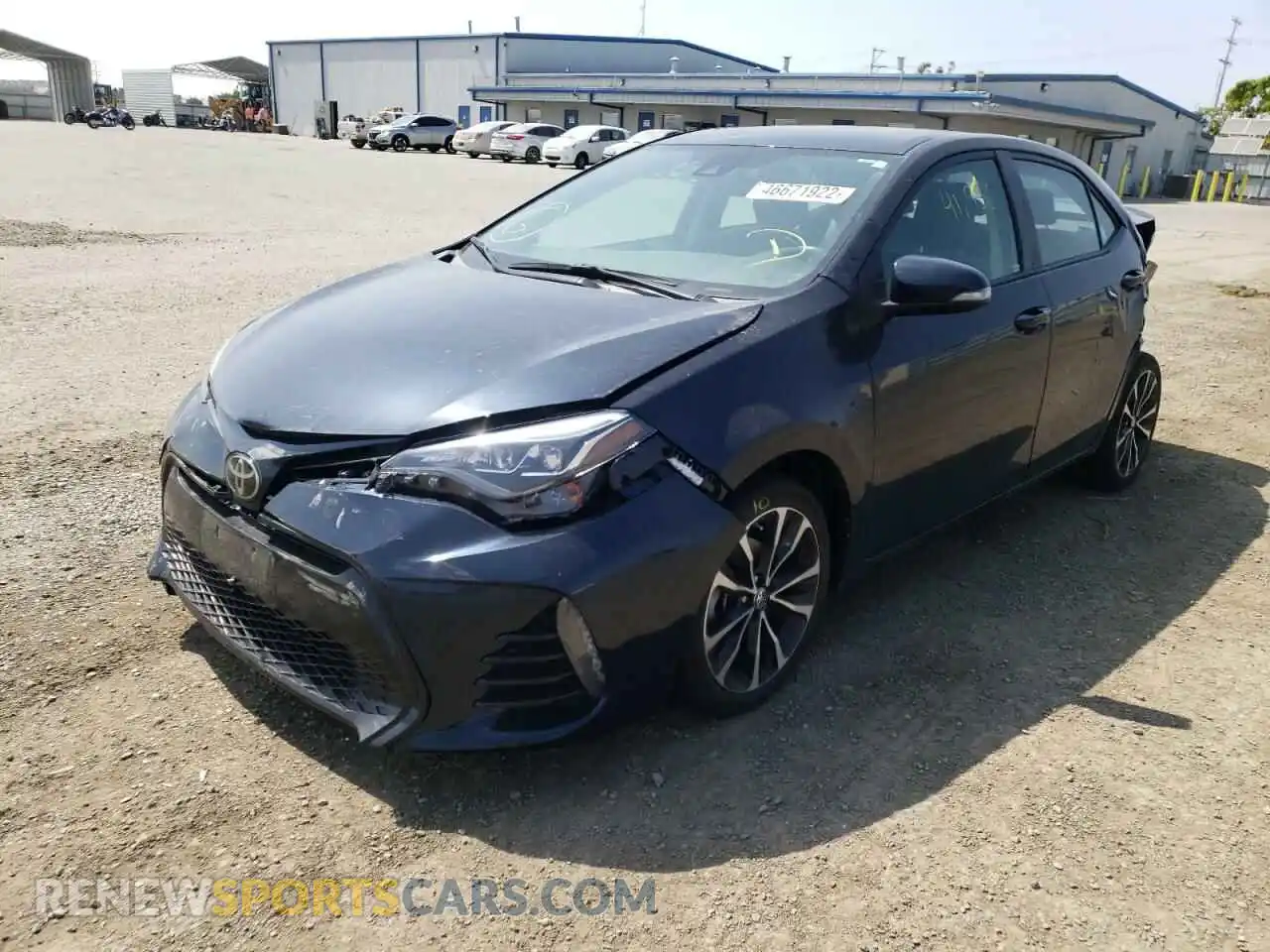 2 Photograph of a damaged car 2T1BURHE3KC137301 TOYOTA COROLLA 2019