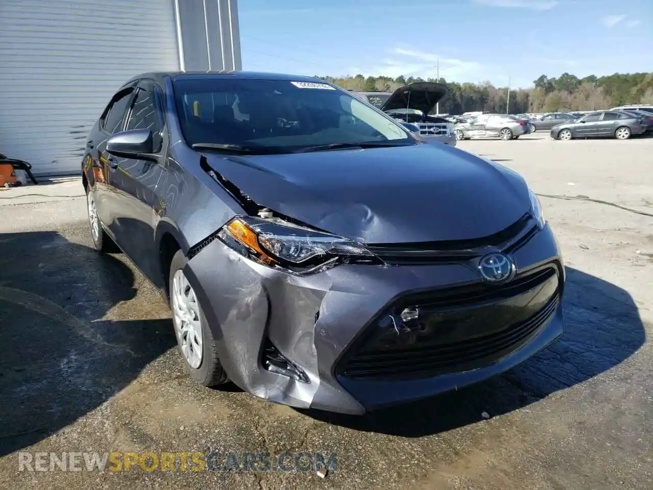 1 Photograph of a damaged car 2T1BURHE3KC142885 TOYOTA COROLLA 2019