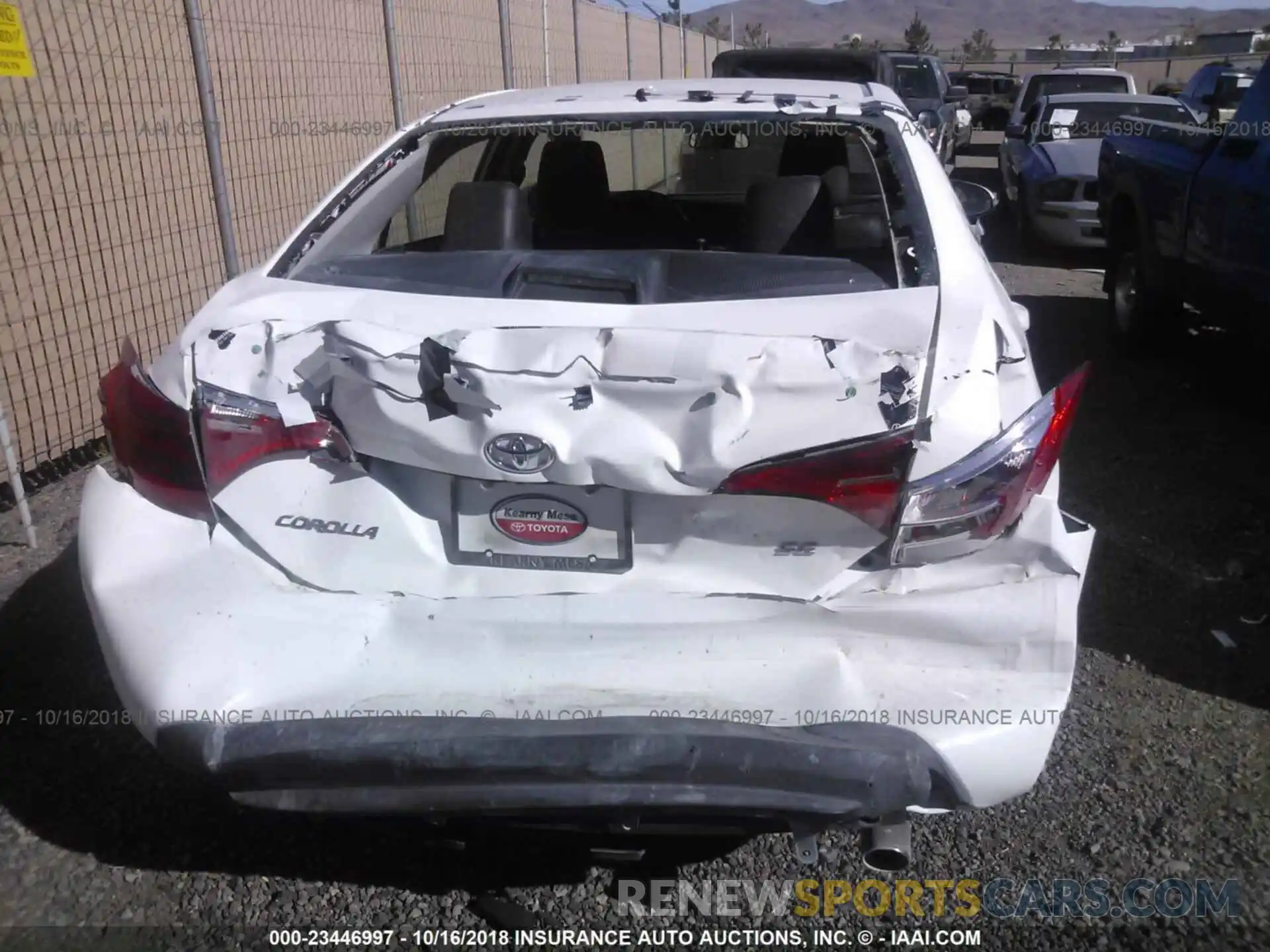 6 Photograph of a damaged car 2T1BURHE3KC152915 TOYOTA COROLLA 2019
