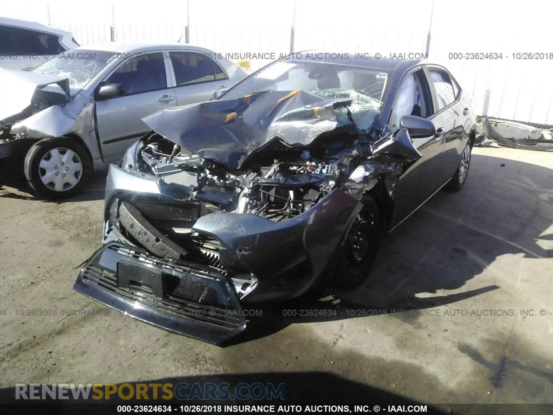 2 Photograph of a damaged car 2T1BURHE3KC155619 Toyota Corolla 2019