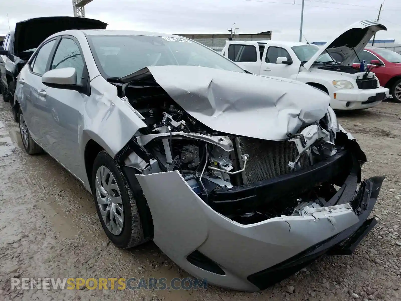 1 Photograph of a damaged car 2T1BURHE3KC160884 TOYOTA COROLLA 2019
