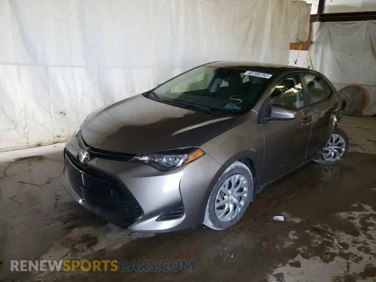 2 Photograph of a damaged car 2T1BURHE3KC162795 TOYOTA COROLLA 2019