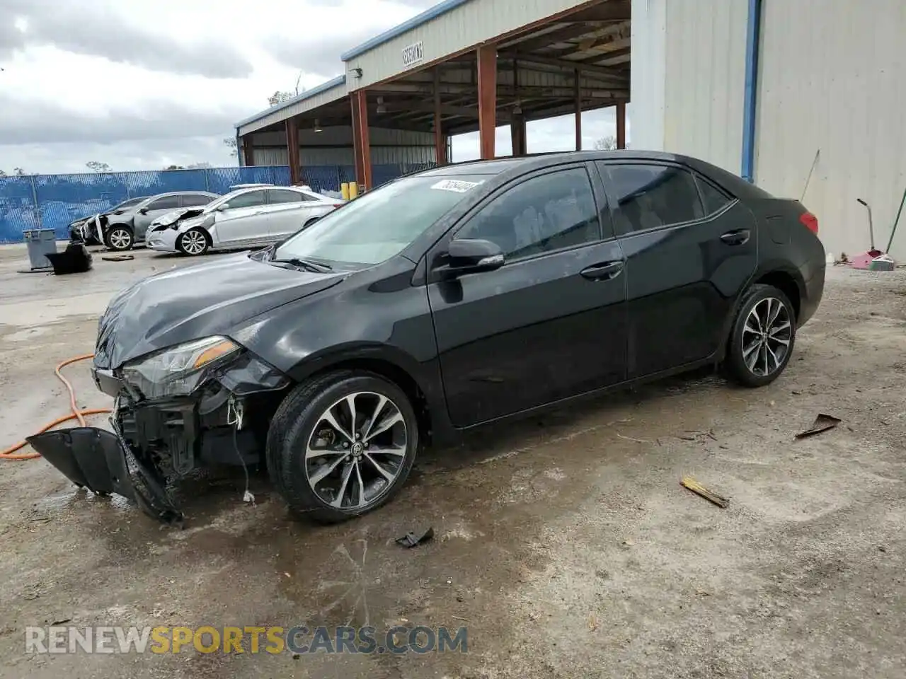1 Photograph of a damaged car 2T1BURHE3KC168385 TOYOTA COROLLA 2019