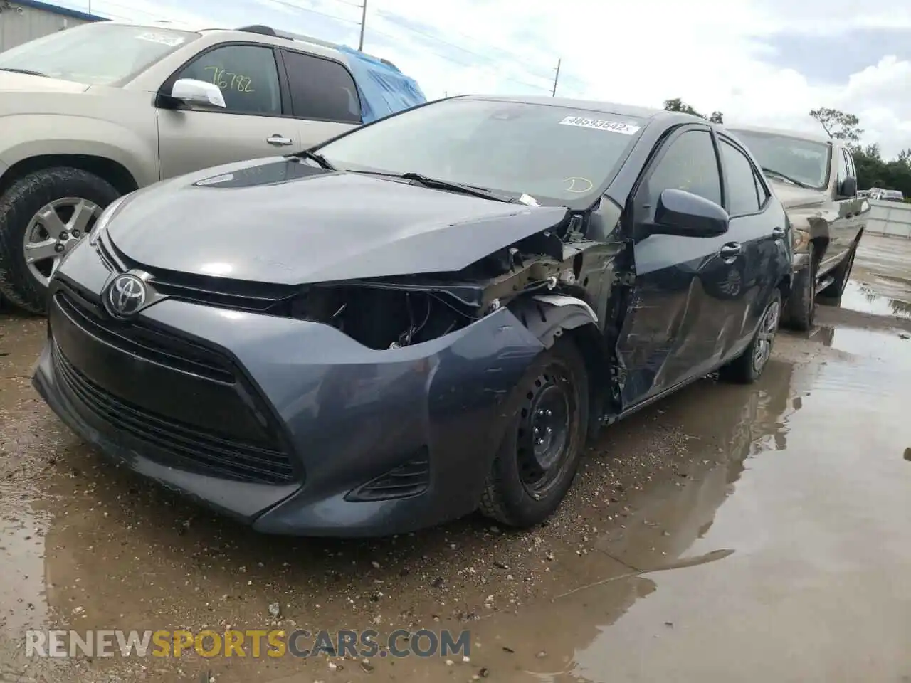 2 Фотография поврежденного автомобиля 2T1BURHE3KC169942 TOYOTA COROLLA 2019