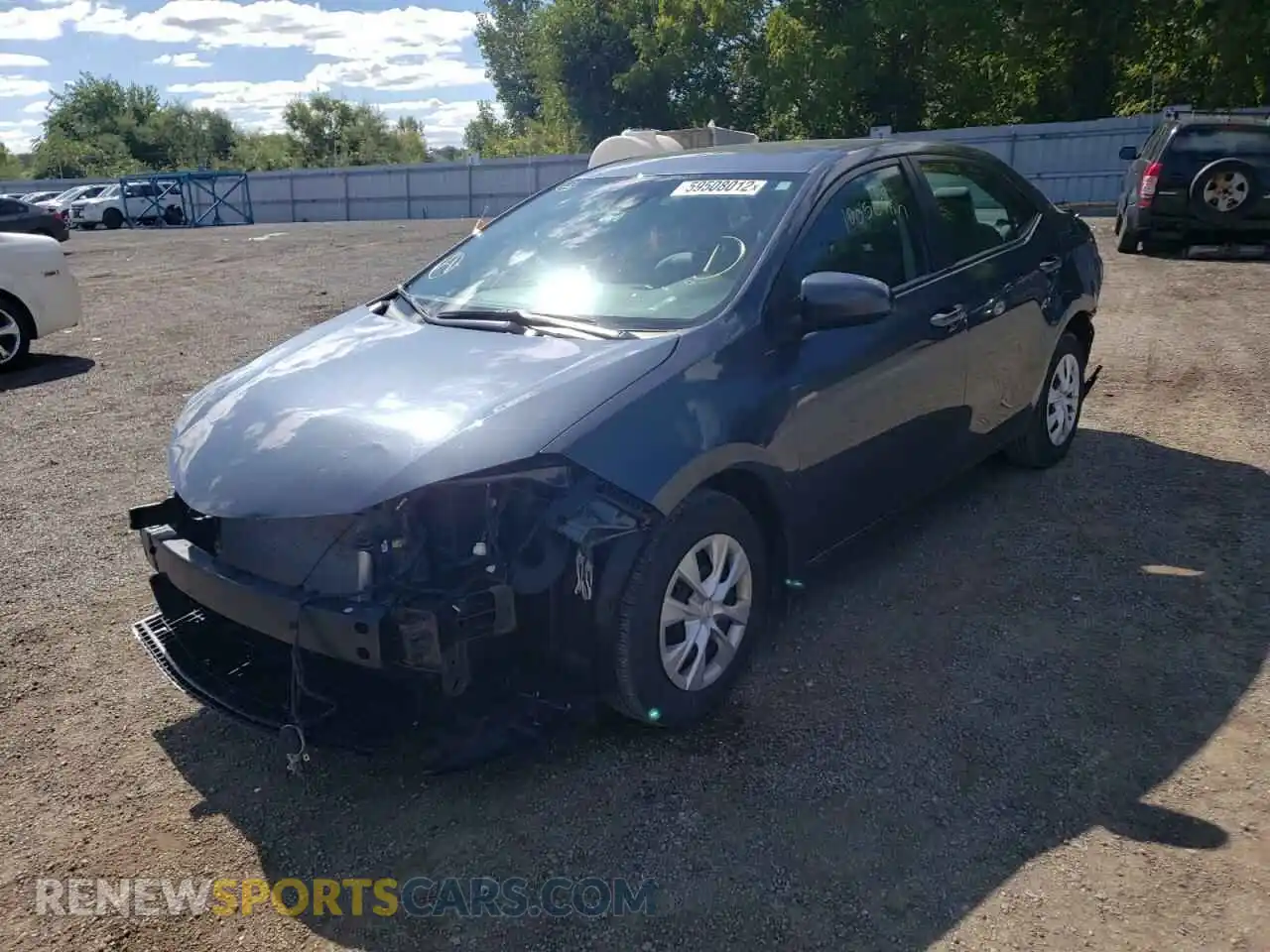 2 Photograph of a damaged car 2T1BURHE3KC170444 TOYOTA COROLLA 2019