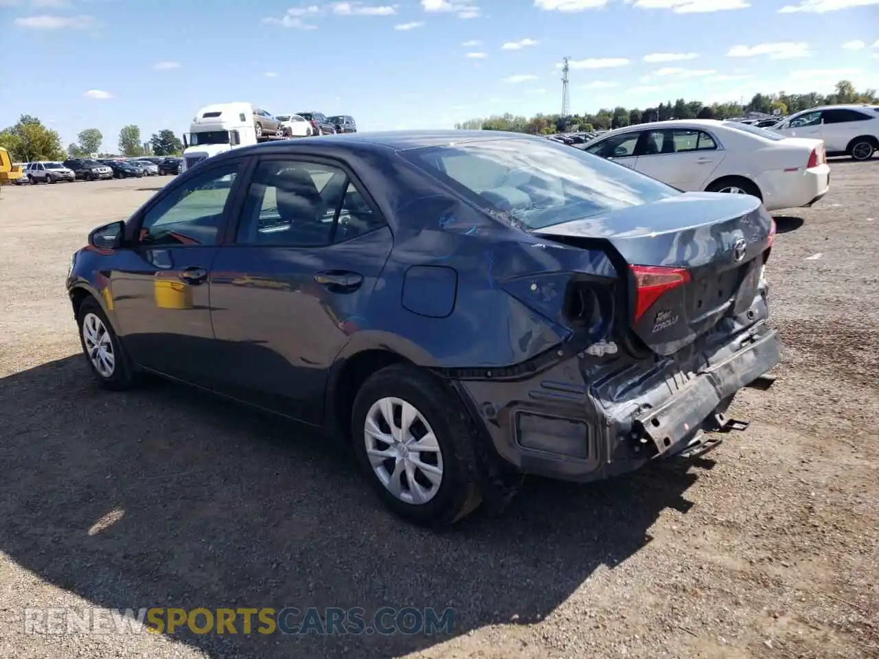 3 Photograph of a damaged car 2T1BURHE3KC170444 TOYOTA COROLLA 2019