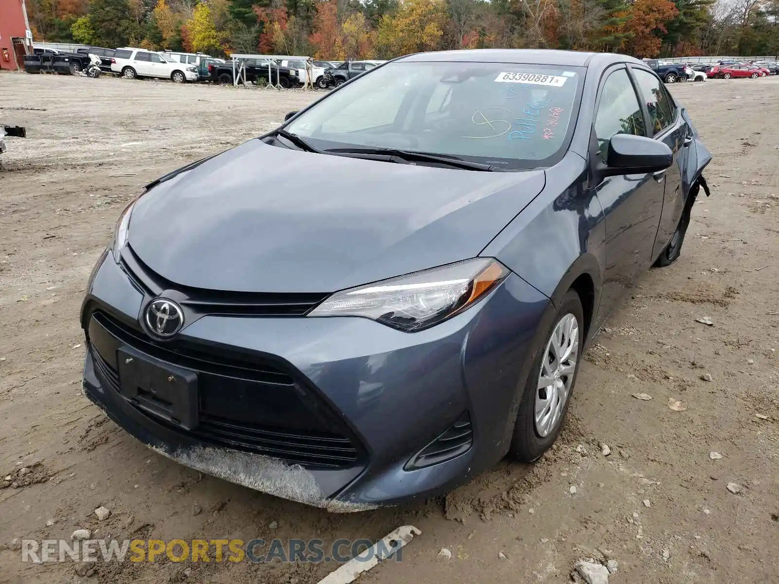 2 Photograph of a damaged car 2T1BURHE3KC170931 TOYOTA COROLLA 2019