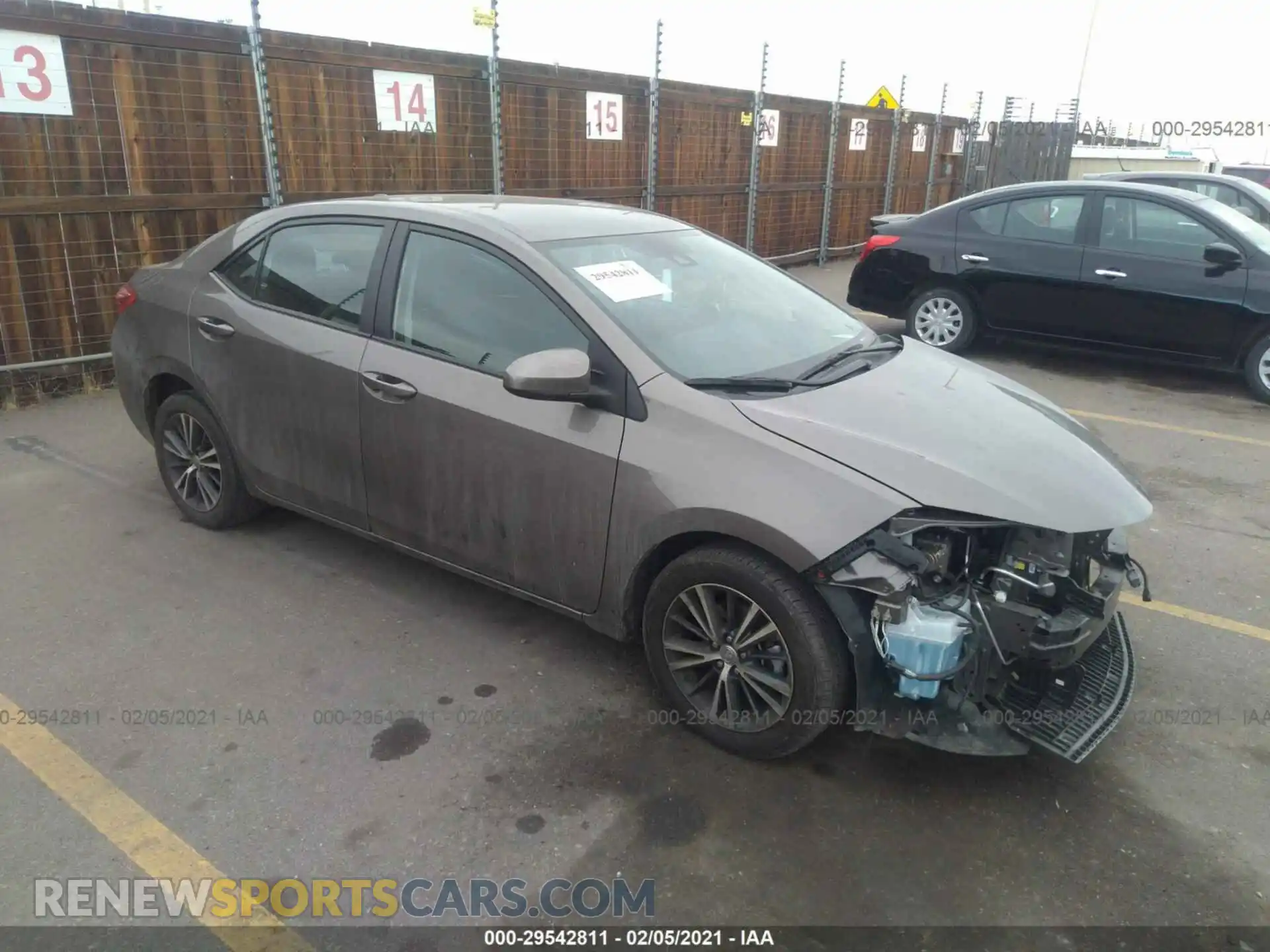 1 Photograph of a damaged car 2T1BURHE3KC172260 TOYOTA COROLLA 2019